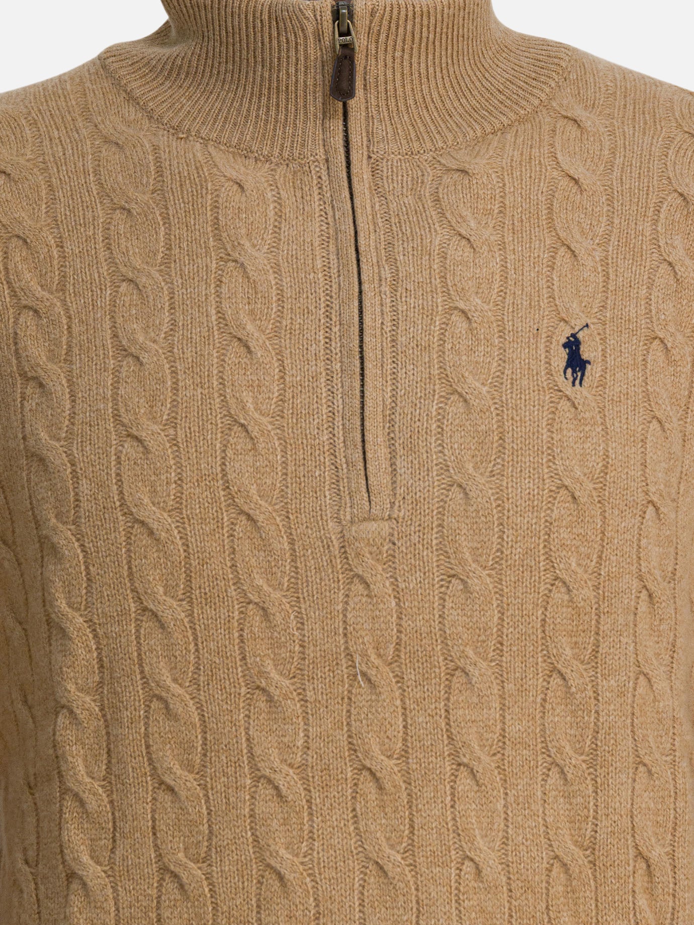 Maglioni con mezza zip Logo  Beige - Polo Ralph Lauren Uomo | PDP | VIETTI Online Store | Zoom-Modal_3
