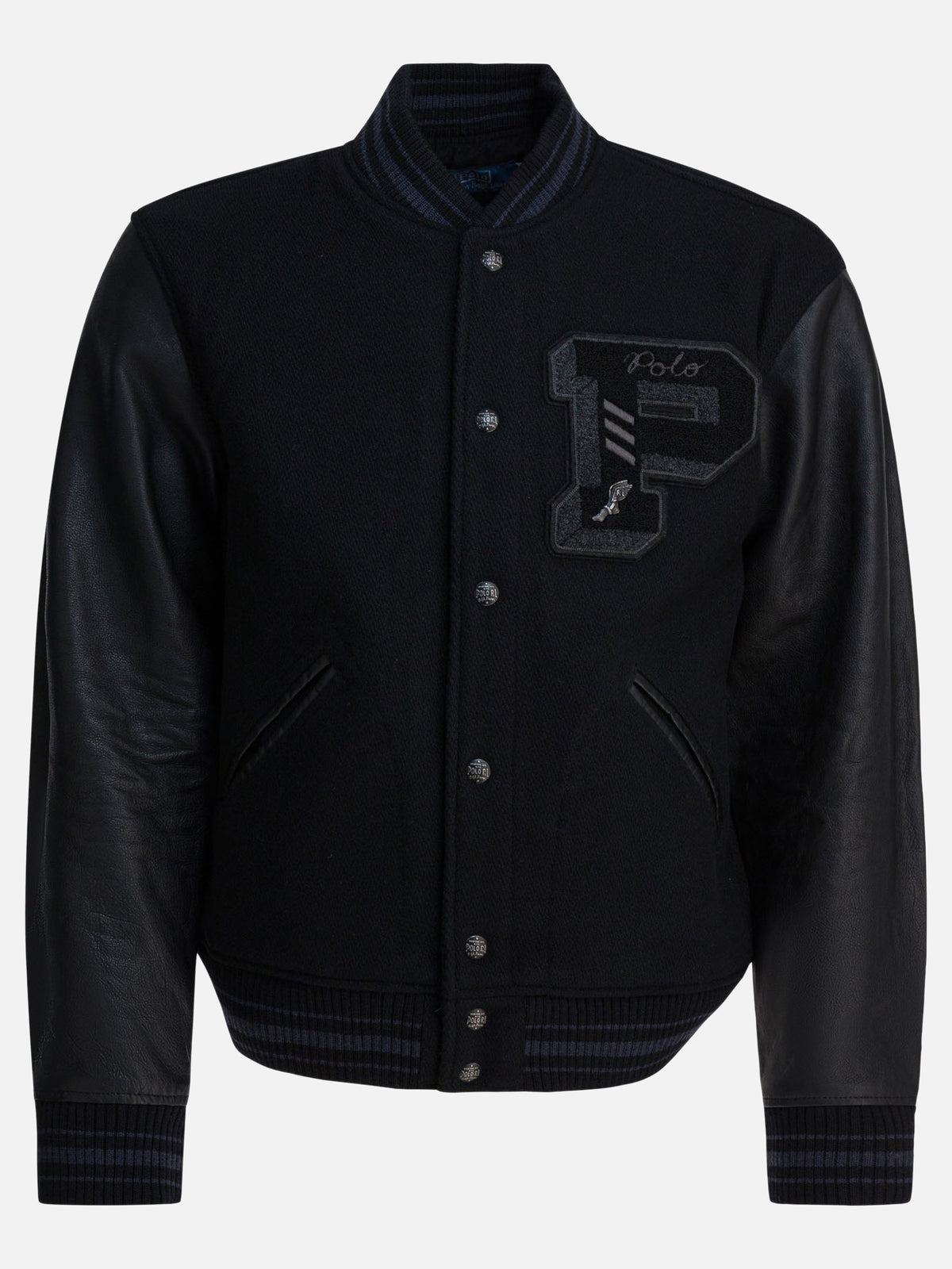 Polo Ralph Lauren "Letterman" Bomber jacket Black