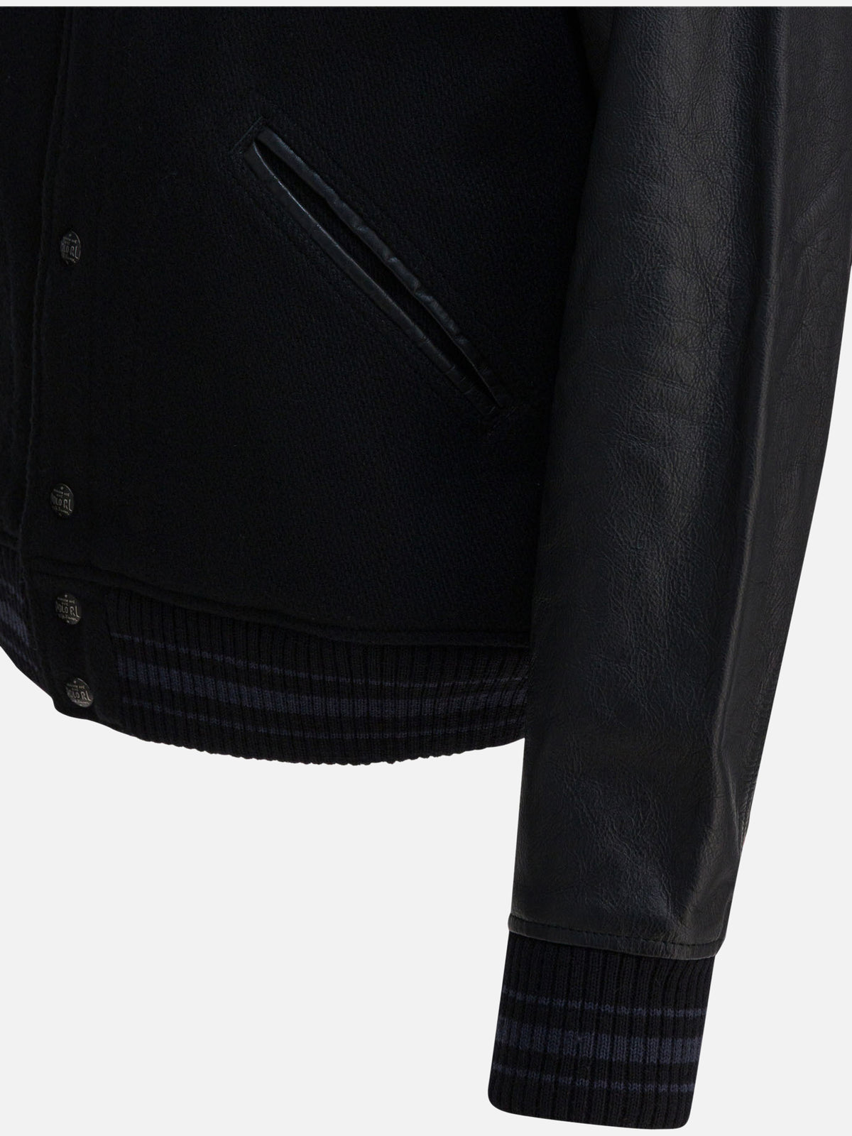 Polo Ralph Lauren "Letterman" Bomber jacket Black - VIETTI