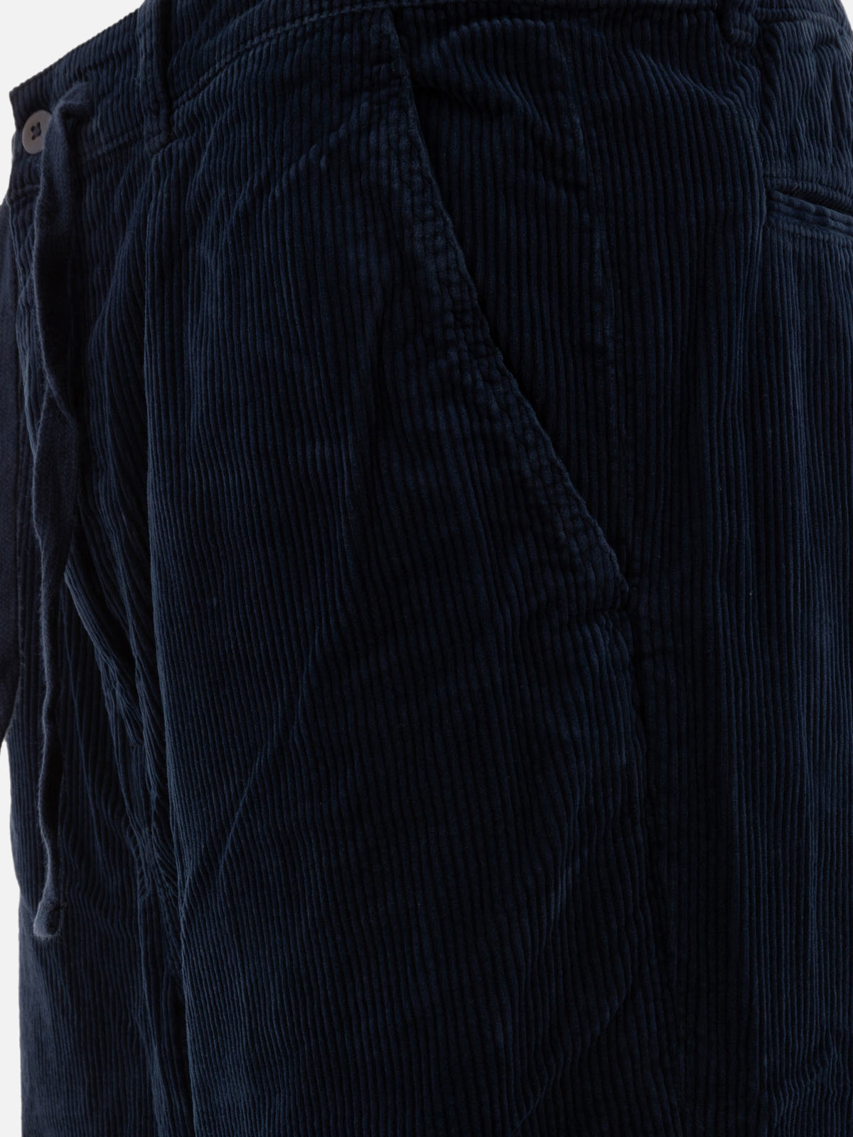 Polo Ralph Lauren Pleated corduroy trousers Blue - VIETTI
