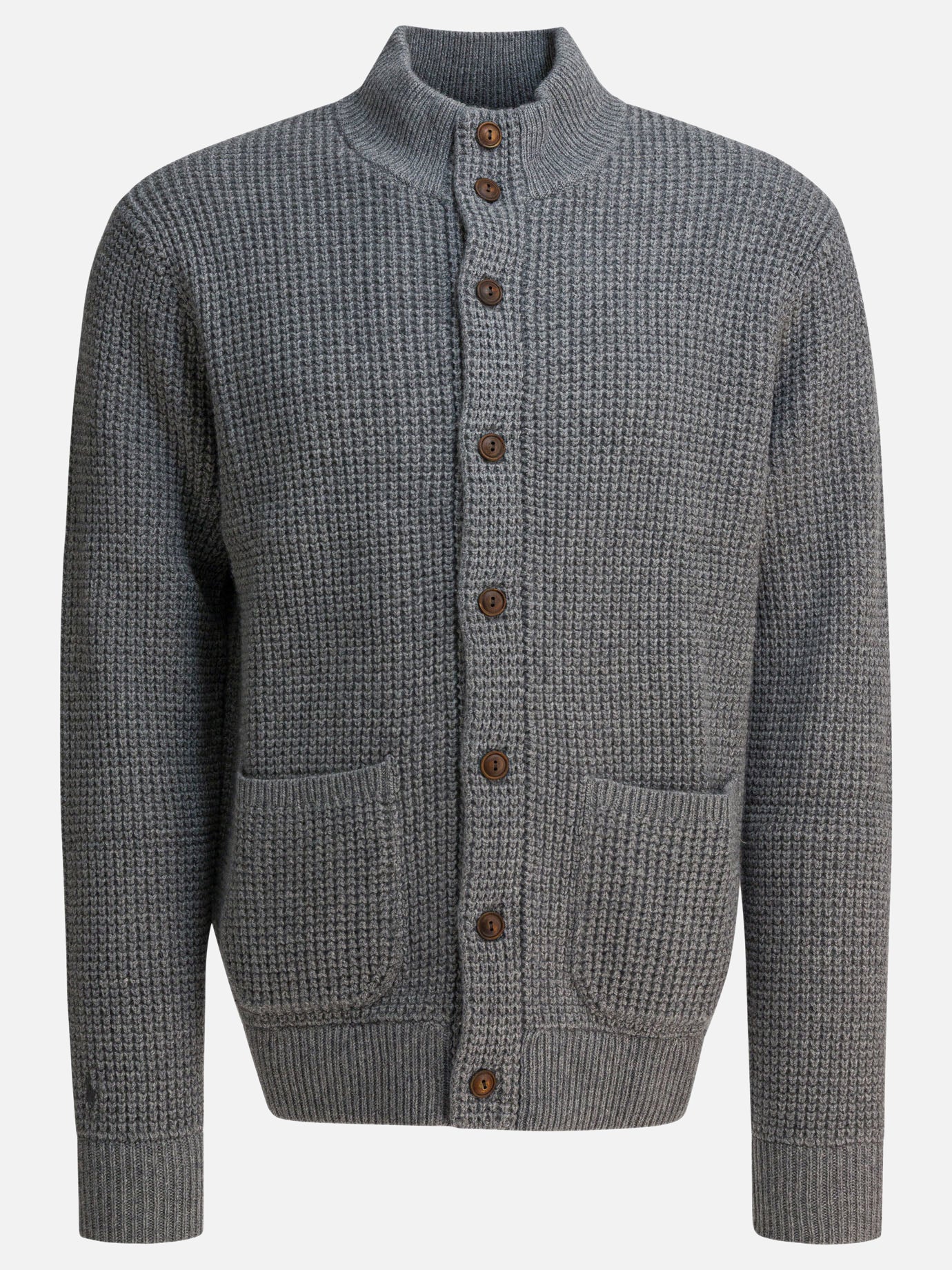 Cardigan Solid colour  Grigio - Polo Ralph Lauren Uomo | PDP | VIETTI Online Store | Zoom-Modal
