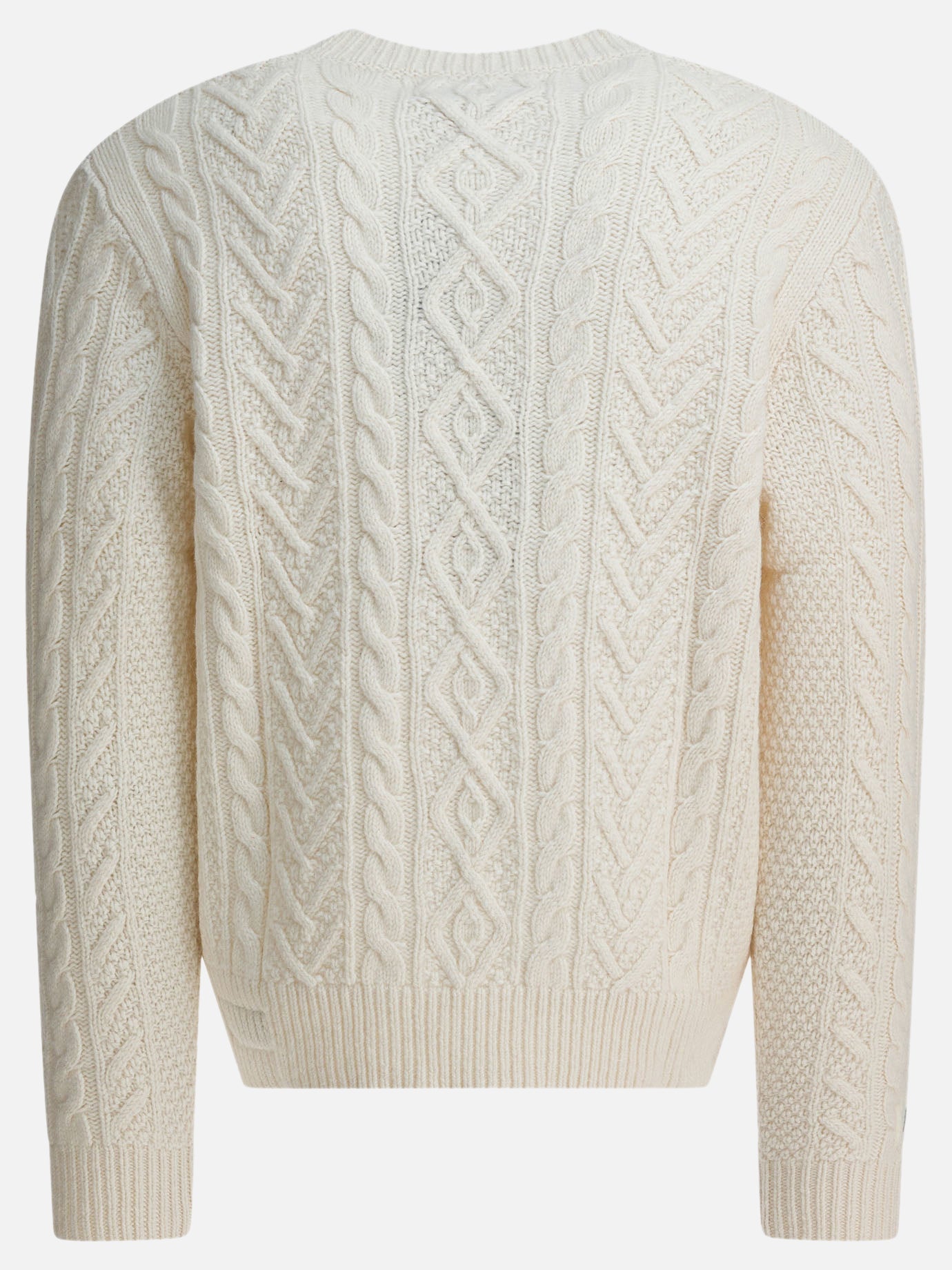 Maglioni girocollo Textured knit  Bianco - Polo Ralph Lauren Uomo | PDP | VIETTI Online Store | Zoom-Modal_2
