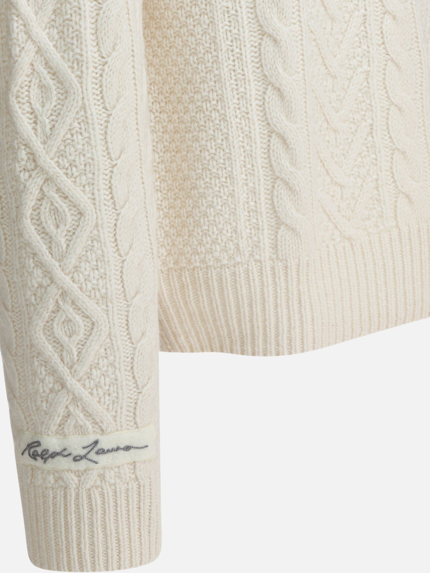 Maglioni girocollo Textured knit  Bianco - Polo Ralph Lauren Uomo | PDP | VIETTI Online Store | thumbnail_4