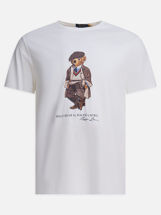 T-shirt girocollo Logo  Bianco - Polo Ralph Lauren Uomo | PLP | VIETTI Online Store 
