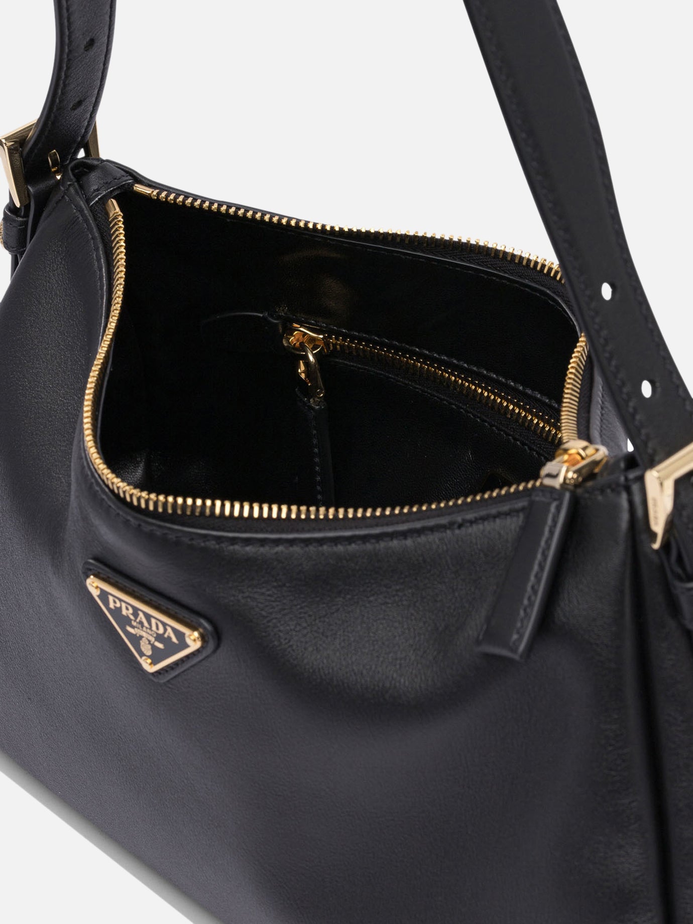 Prada Borsa a spalla &quot;Aimée&quot; 21395267_UNI Black thumbnail_5