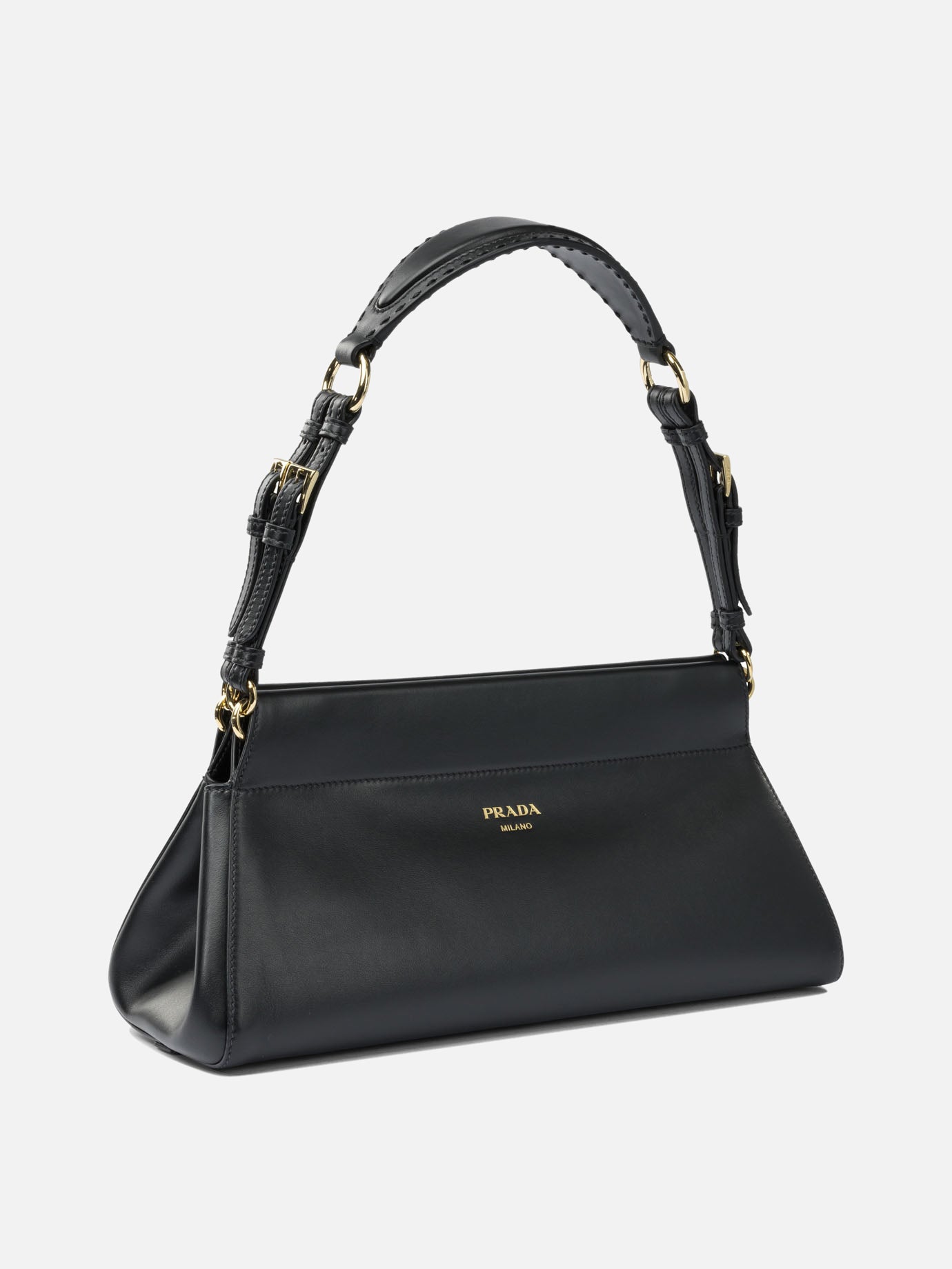 Borse medie 100% lamb leather  Nero - Prada Donna | PDP | VIETTI Online Store | thumbnail_2