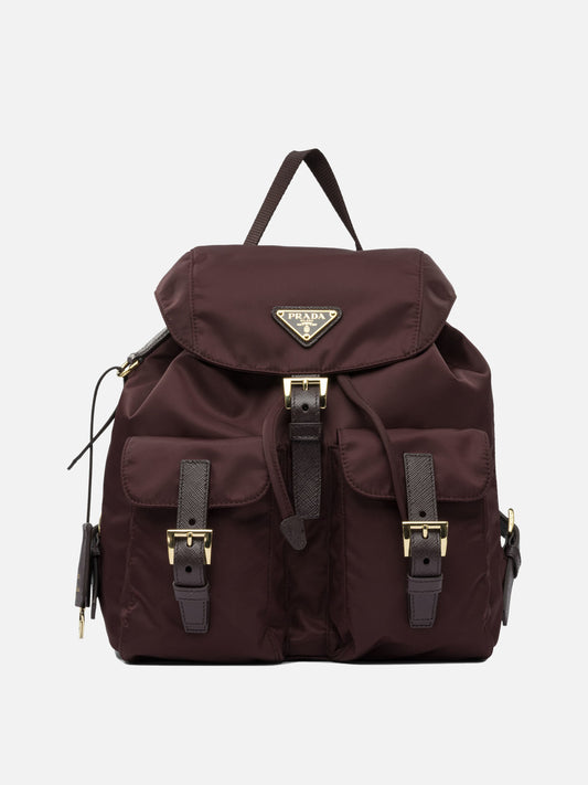 Zaini casual 100% recycled polyamide  Bordeaux - Prada Donna | PDP | VIETTI Online Store 
