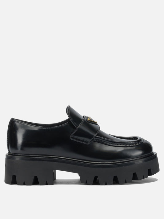 Mocassini 100% calf leather  Nero - Prada Donna | PLP | VIETTI Online Store 
