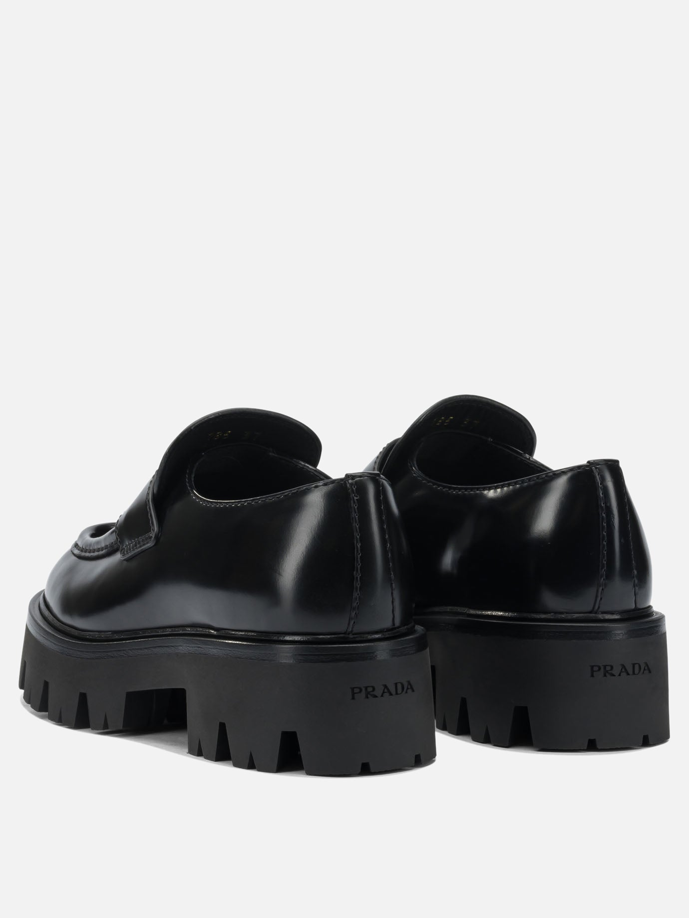 Mocassini 100% calf leather  Nero - Prada Donna | PDP | VIETTI Online Store | thumbnail_4