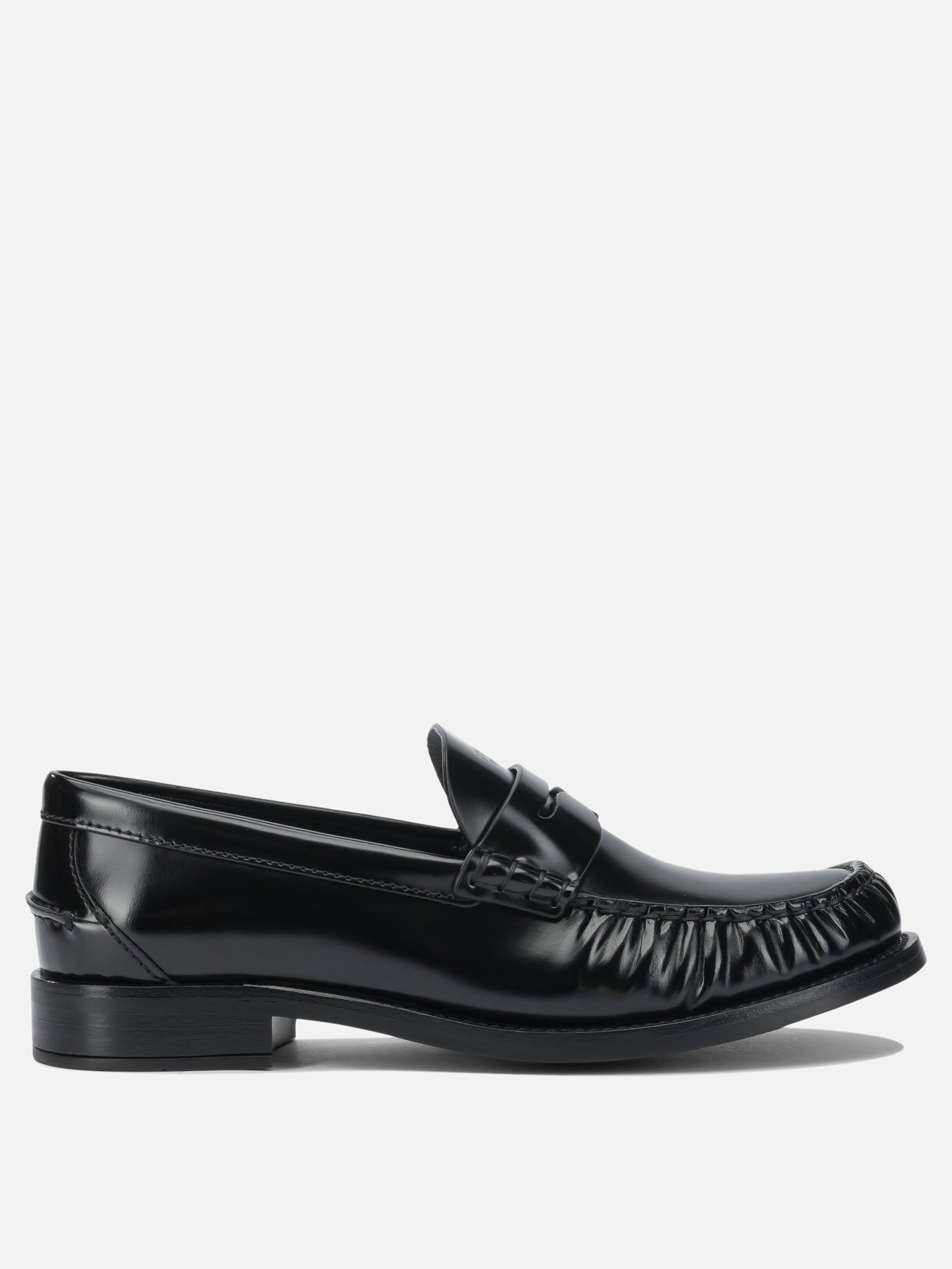 Loafers 100% calf leather - 100% rubber  Black - Prada Women | PDP | VIETTI Online Store | Zoom-Modal
