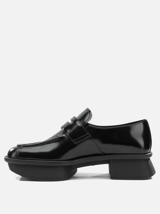 Prada Moccasins with platform Black

