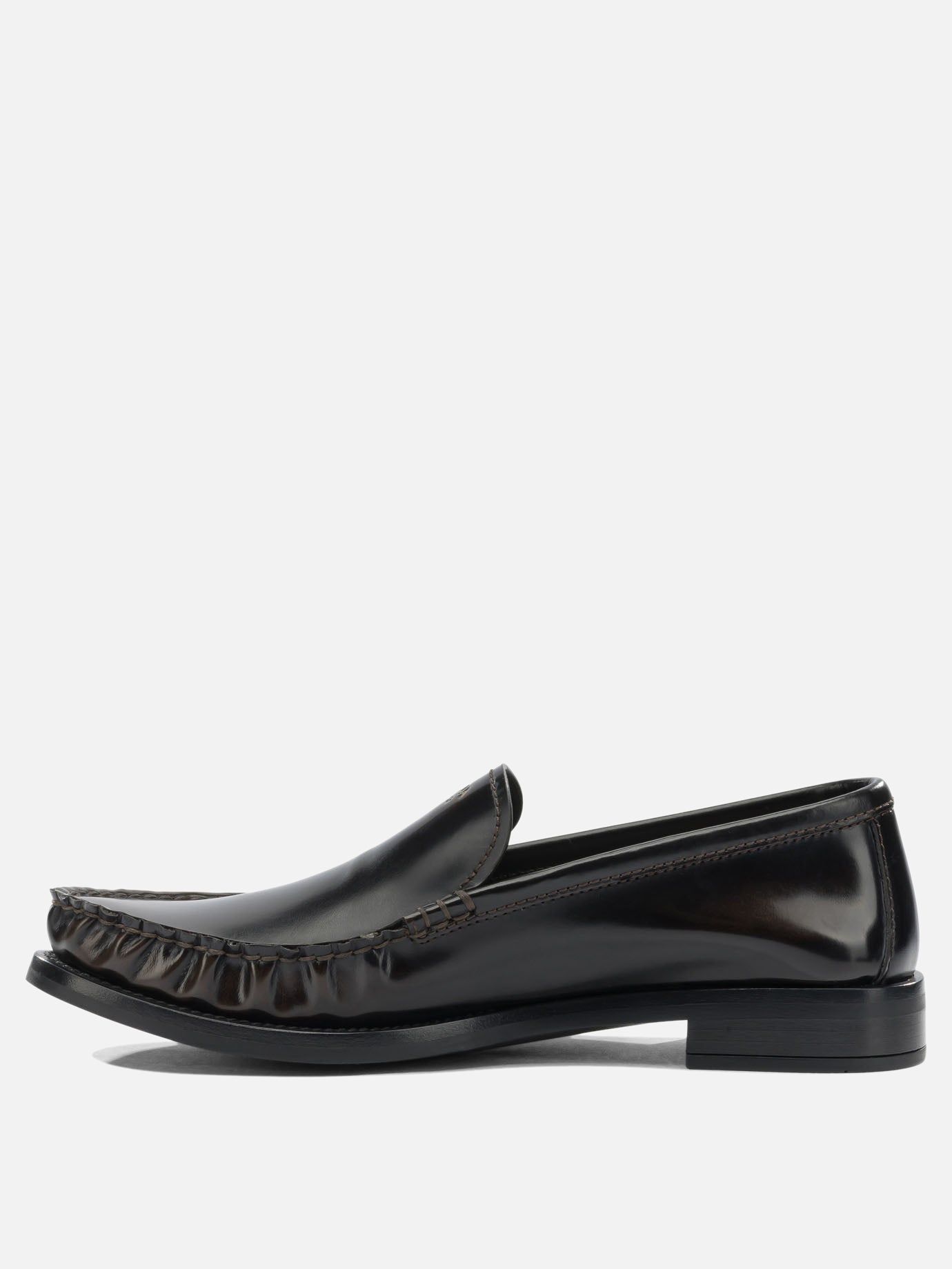 Loafers 100% calf leather - 100% rubber  Black - Prada Women | PDP | VIETTI Online Store | thumbnail_3