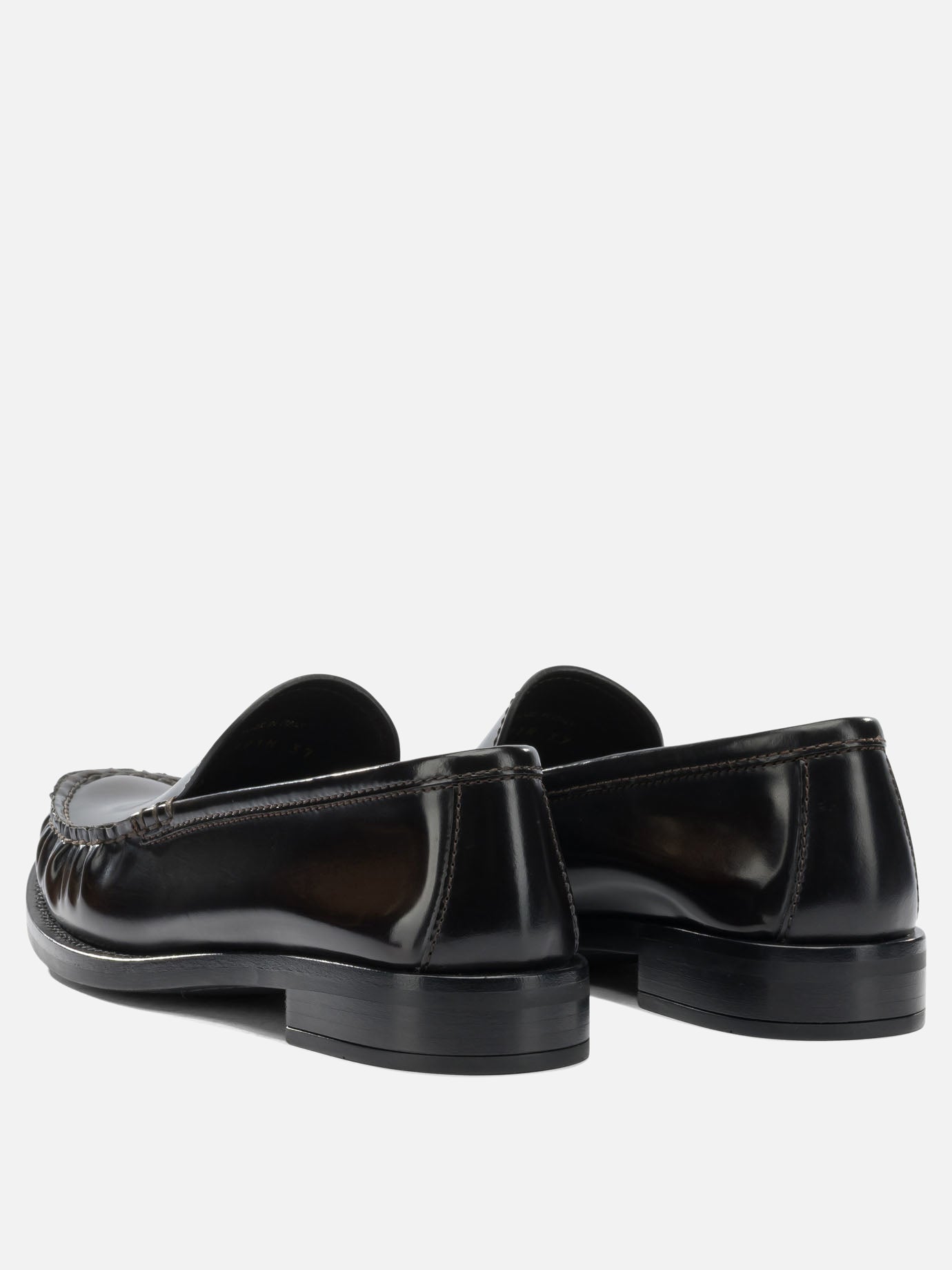 Loafers 100% calf leather - 100% rubber  Black - Prada Women | PDP | VIETTI Online Store | thumbnail_4