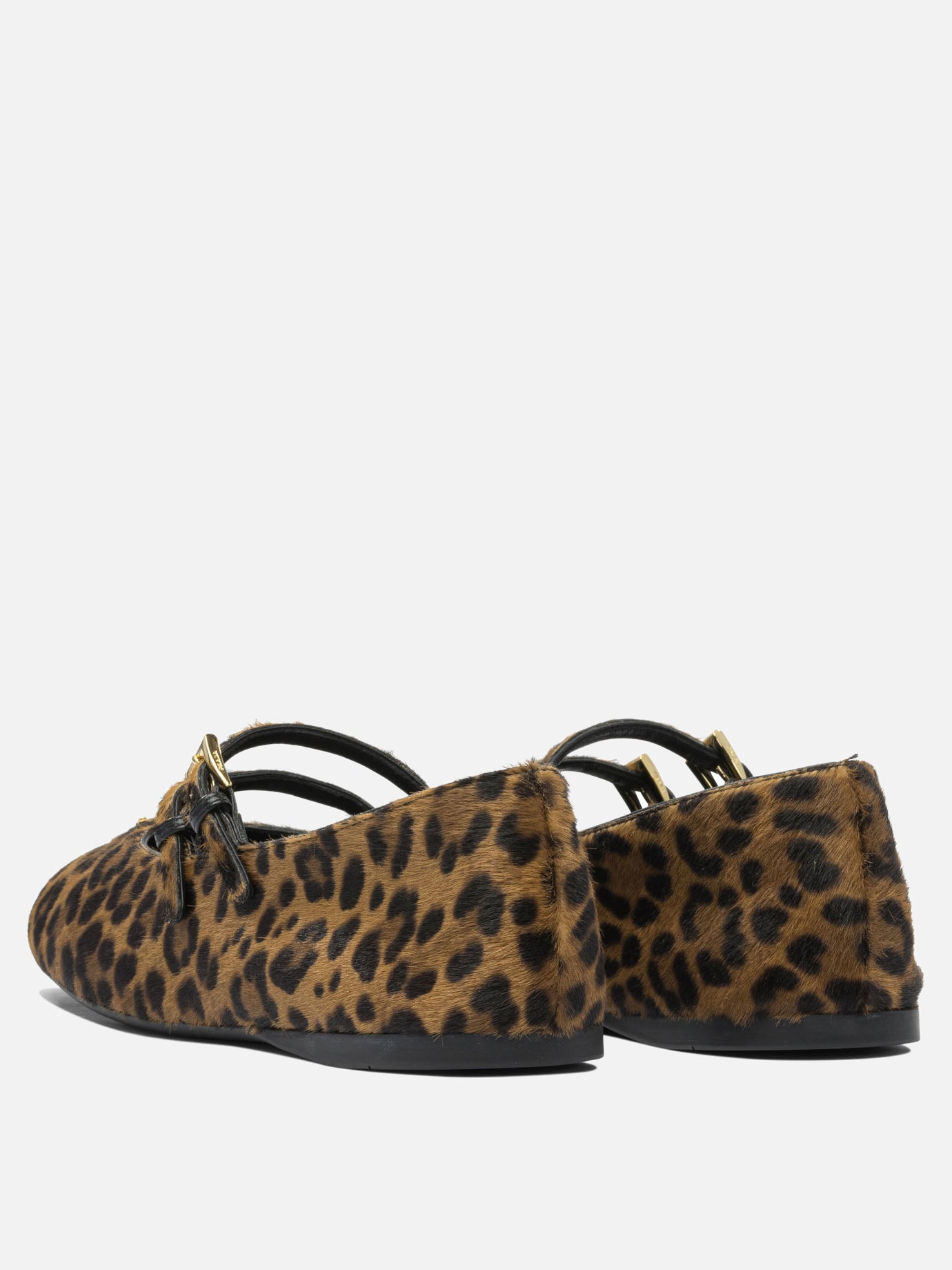 Mary Jane ballet flats 100% leather - 100% rubber  Brown - Prada Women | PDP | VIETTI Online Store | Zoom-Modal_4

