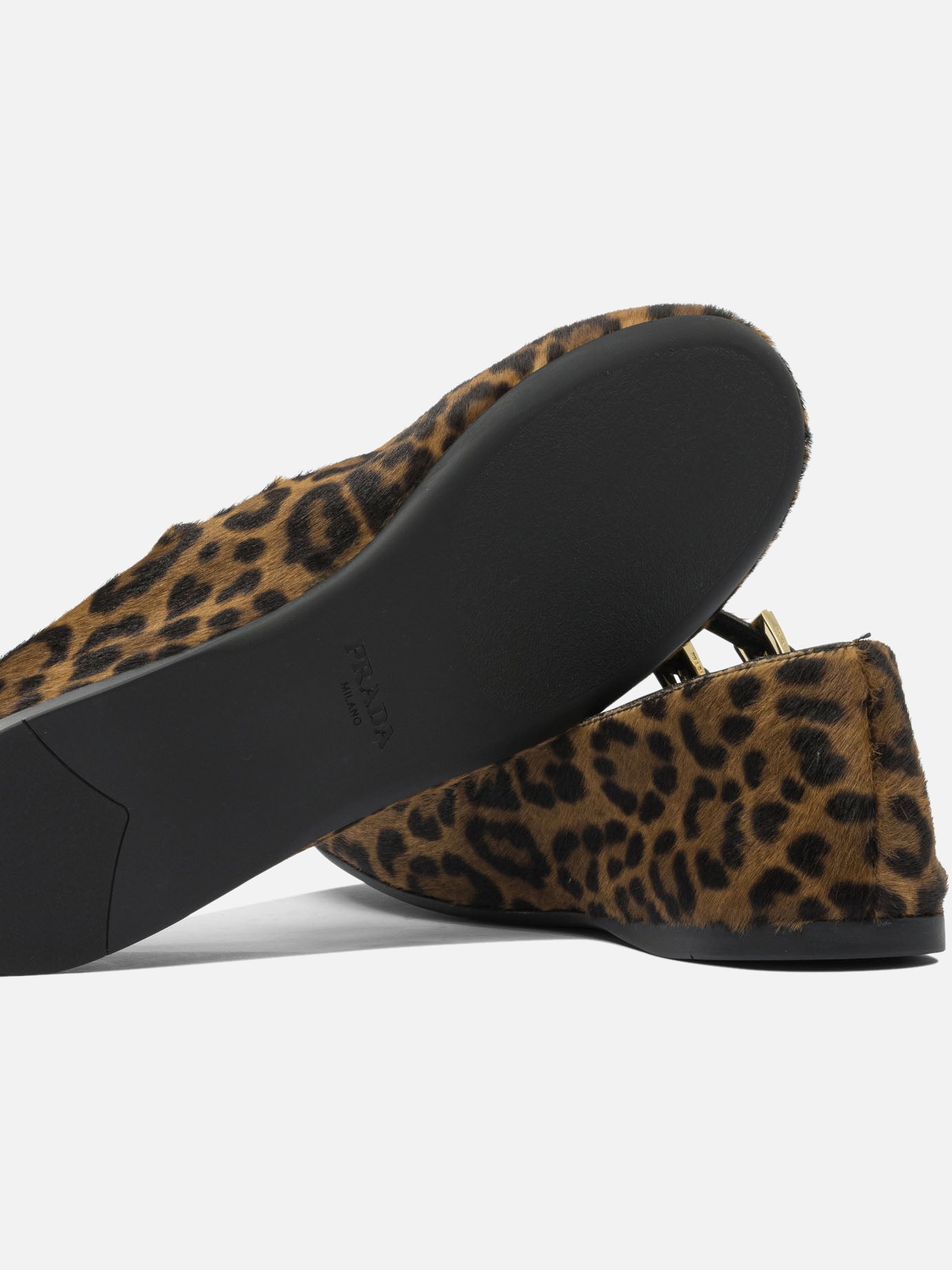 Mary Jane ballet flats 100% leather - 100% rubber  Brown - Prada Women | PDP | VIETTI Online Store | thumbnail_5