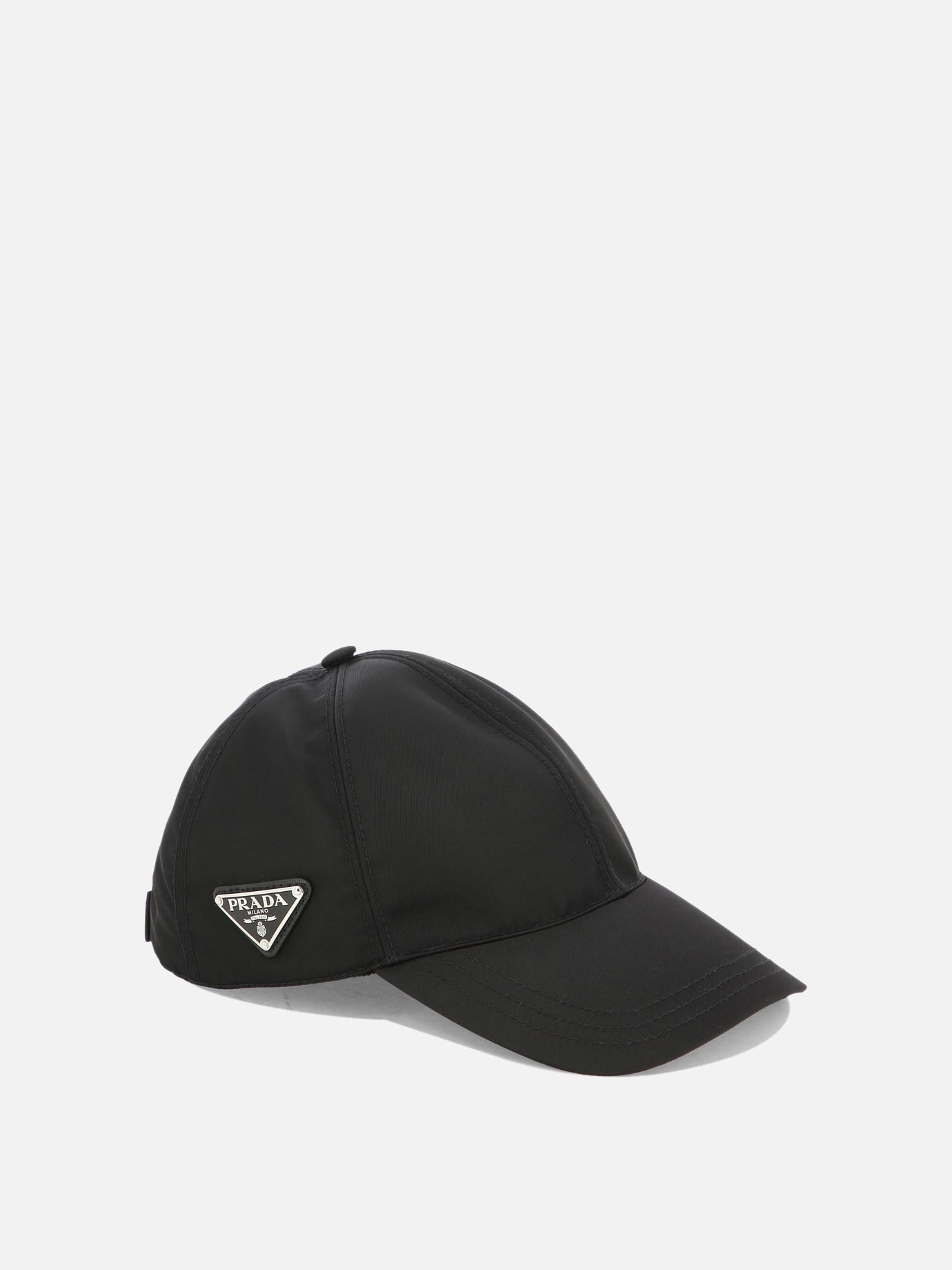 Cappelli da baseball 100% recycled polyamide  Nero - Prada Donna | PDP | VIETTI Online Store | Zoom-Modal_2

