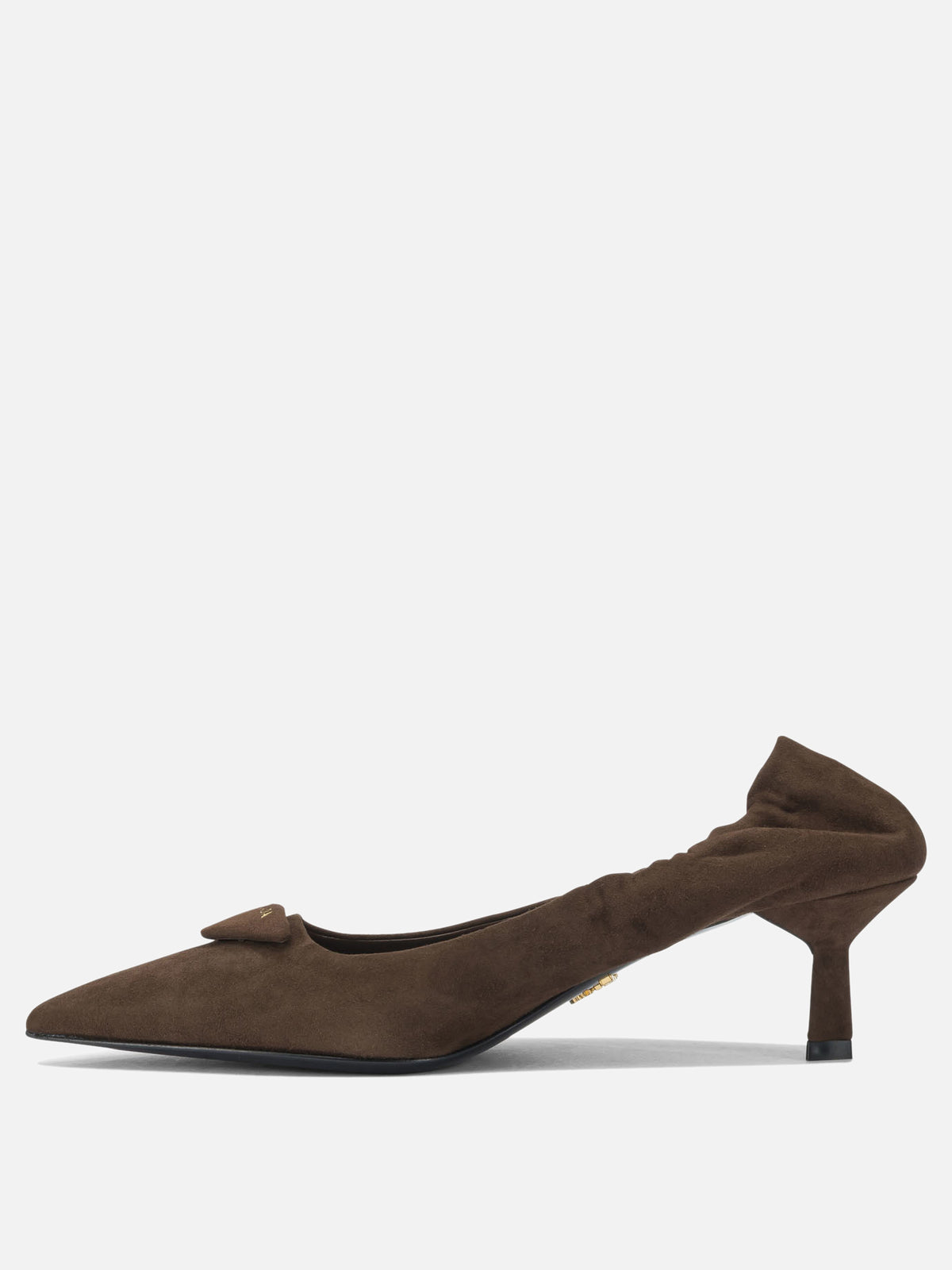 Prada 55mm suede pumps Brown