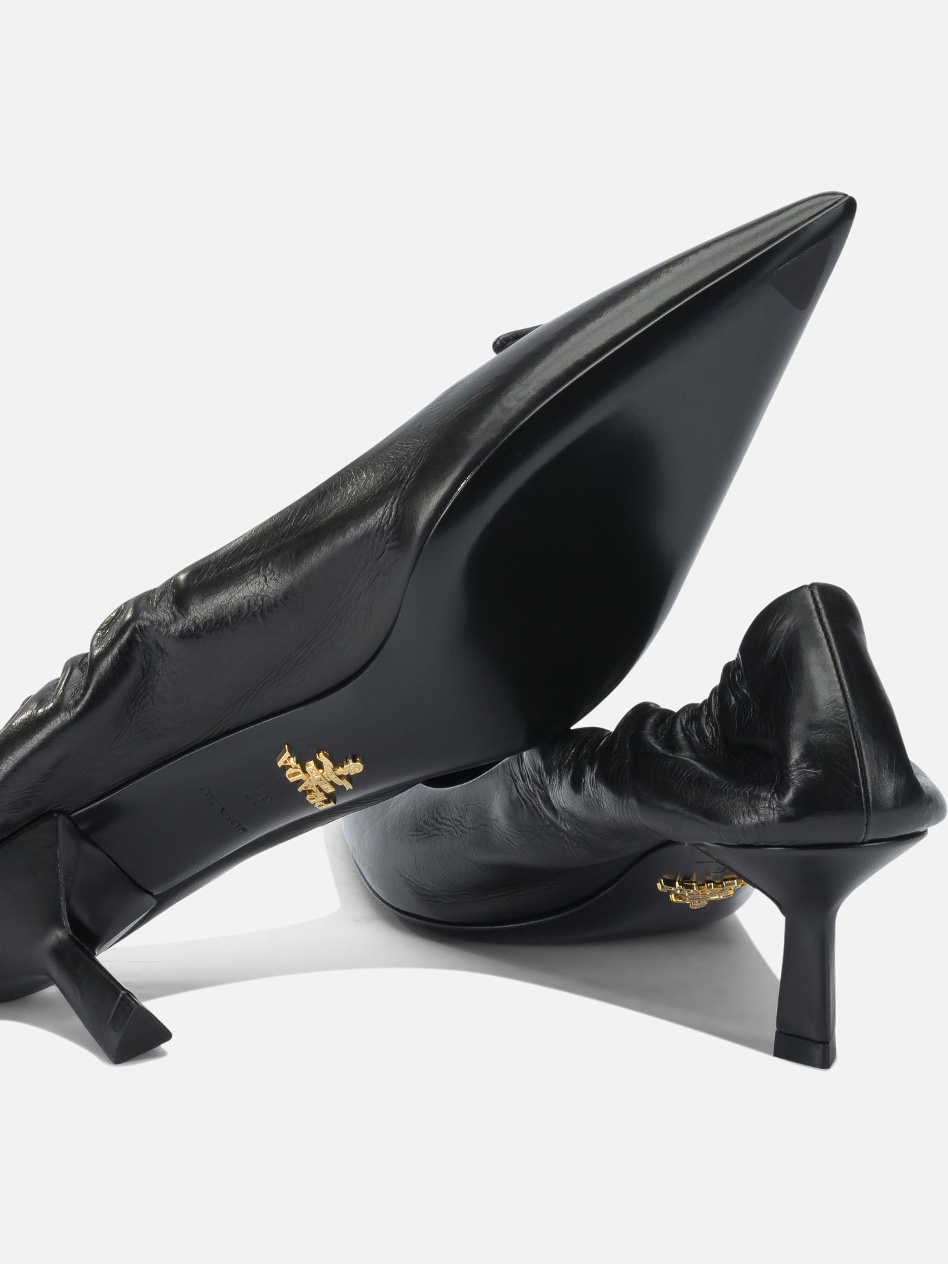 Décolleté 100% calf leather - 100% calf leather  Nero - Prada Donna | PDP | VIETTI Online Store | thumbnail_5