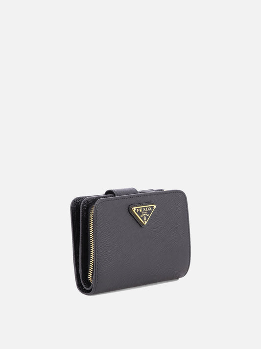 Prada Saffiano small wallet 29201983_UNI Black 2