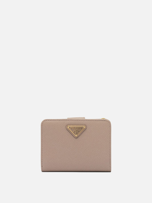 Prada Saffiano small wallet 21328555_UNI Pink 1