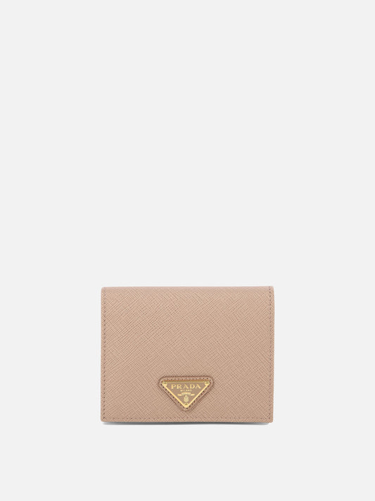 Prada Small wallet in Saffiano 23487362_UNI Pink 1