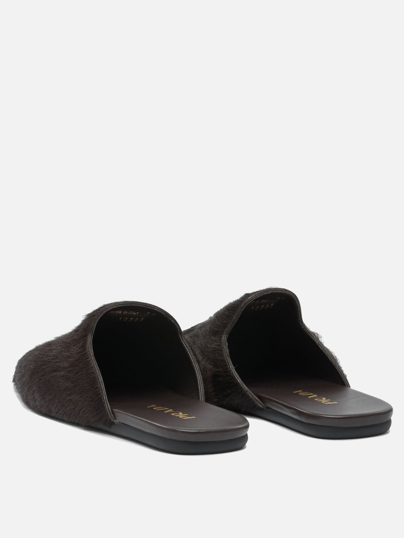 Slippers 100% bos taurus - 100% rubber  Brown - Prada Women | PDP | VIETTI Online Store | Zoom-Modal_4
