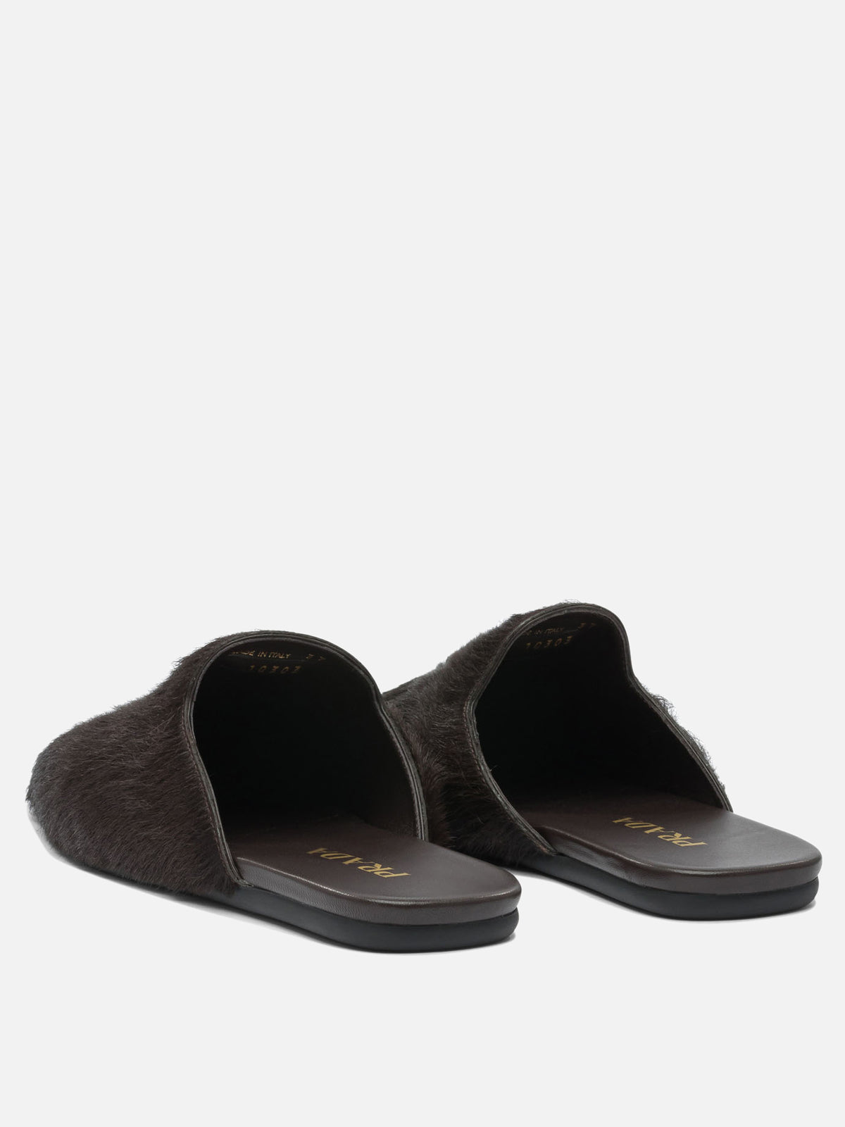 Prada Leather sabot Brown