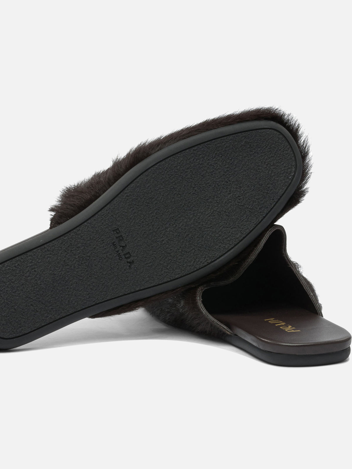 Prada Leather sabot Brown - VIETTI