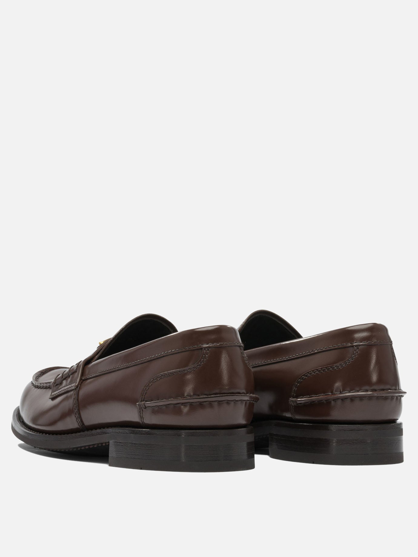 Prada Mocassini in pelle spazzolata 10061173_6 Brown thumbnail_4