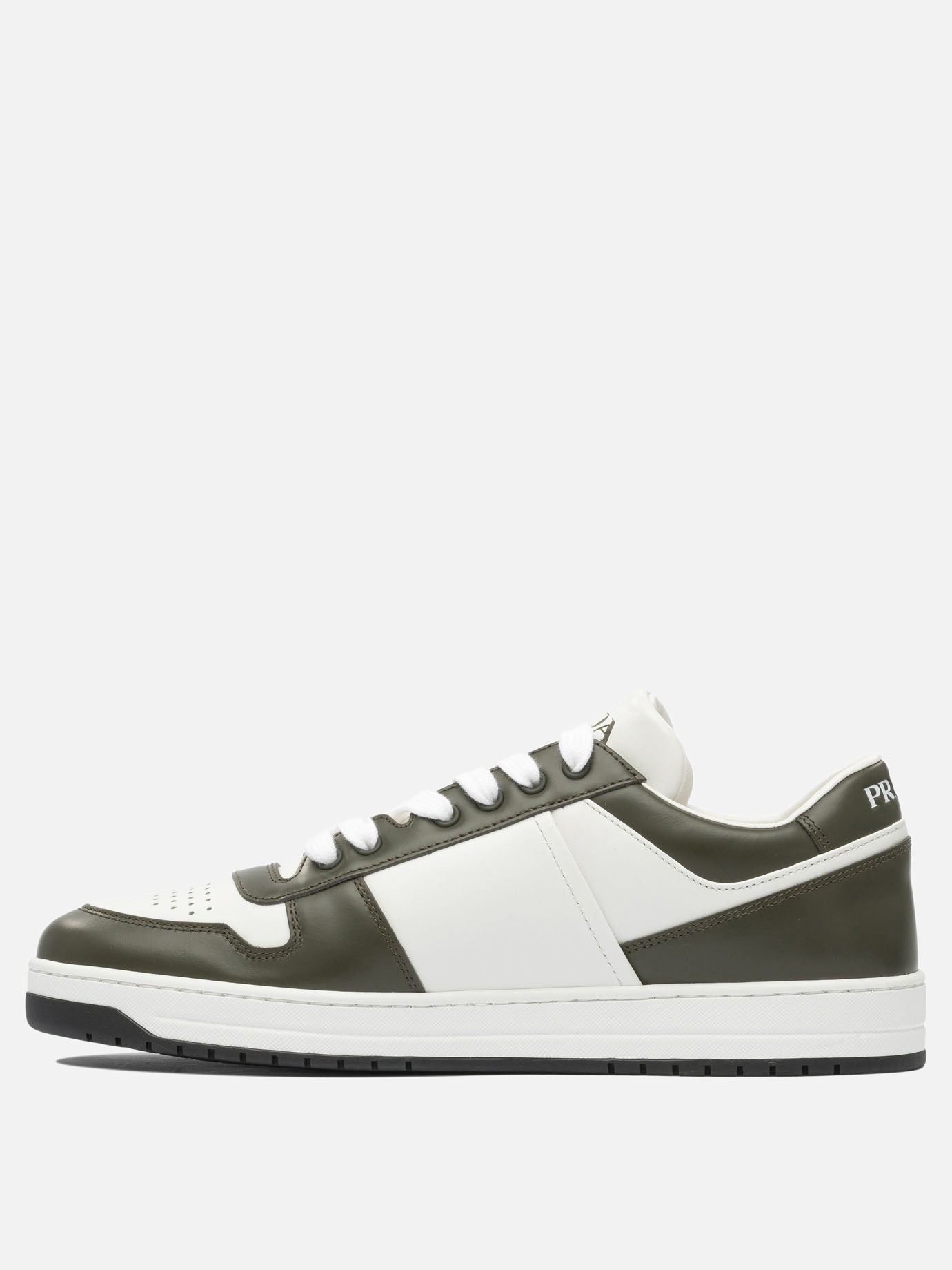 Sneaker basse 100% calf leather - 100% rubber  Bianco - Prada Uomo | PDP | VIETTI Online Store | thumbnail_3