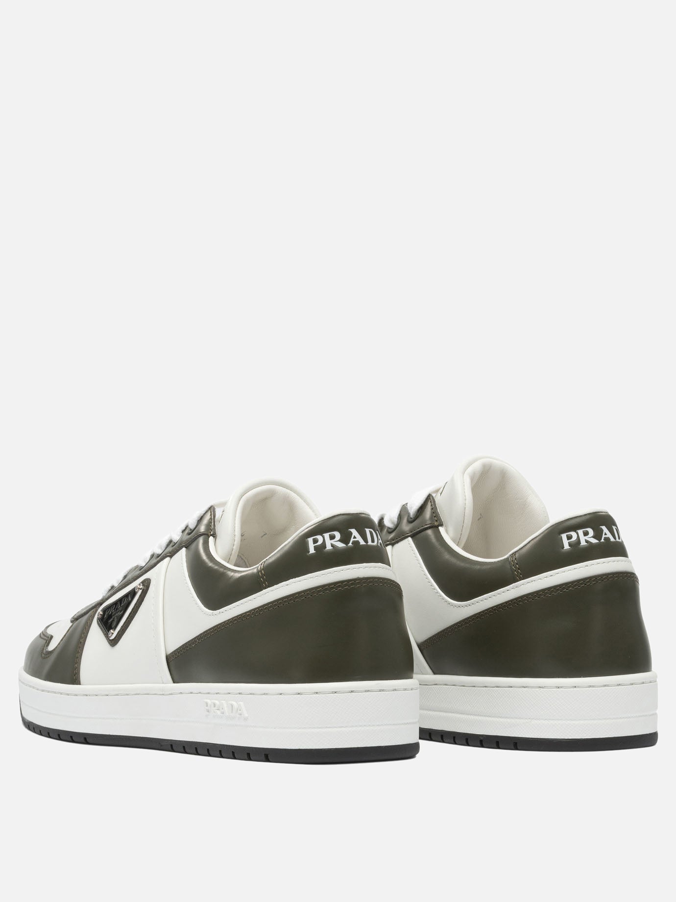 Sneaker basse 100% calf leather - 100% rubber  Bianco - Prada Uomo | PDP | VIETTI Online Store | thumbnail_4