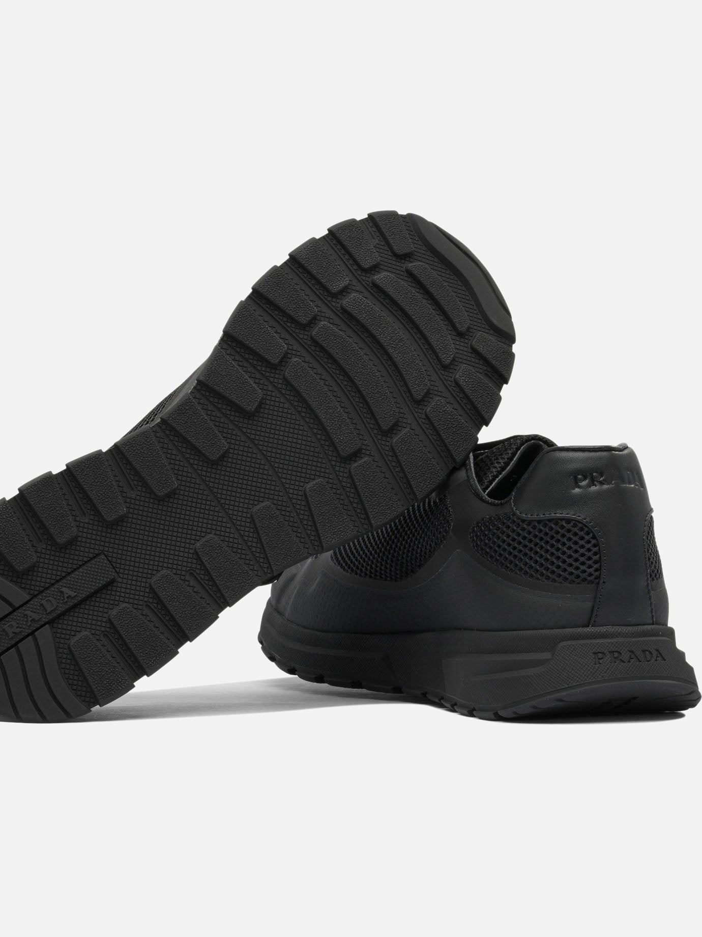 Low top sneakers 100% polyuretane - 100% rubber  Black - Prada Men | PDP | VIETTI Online Store | thumbnail_5