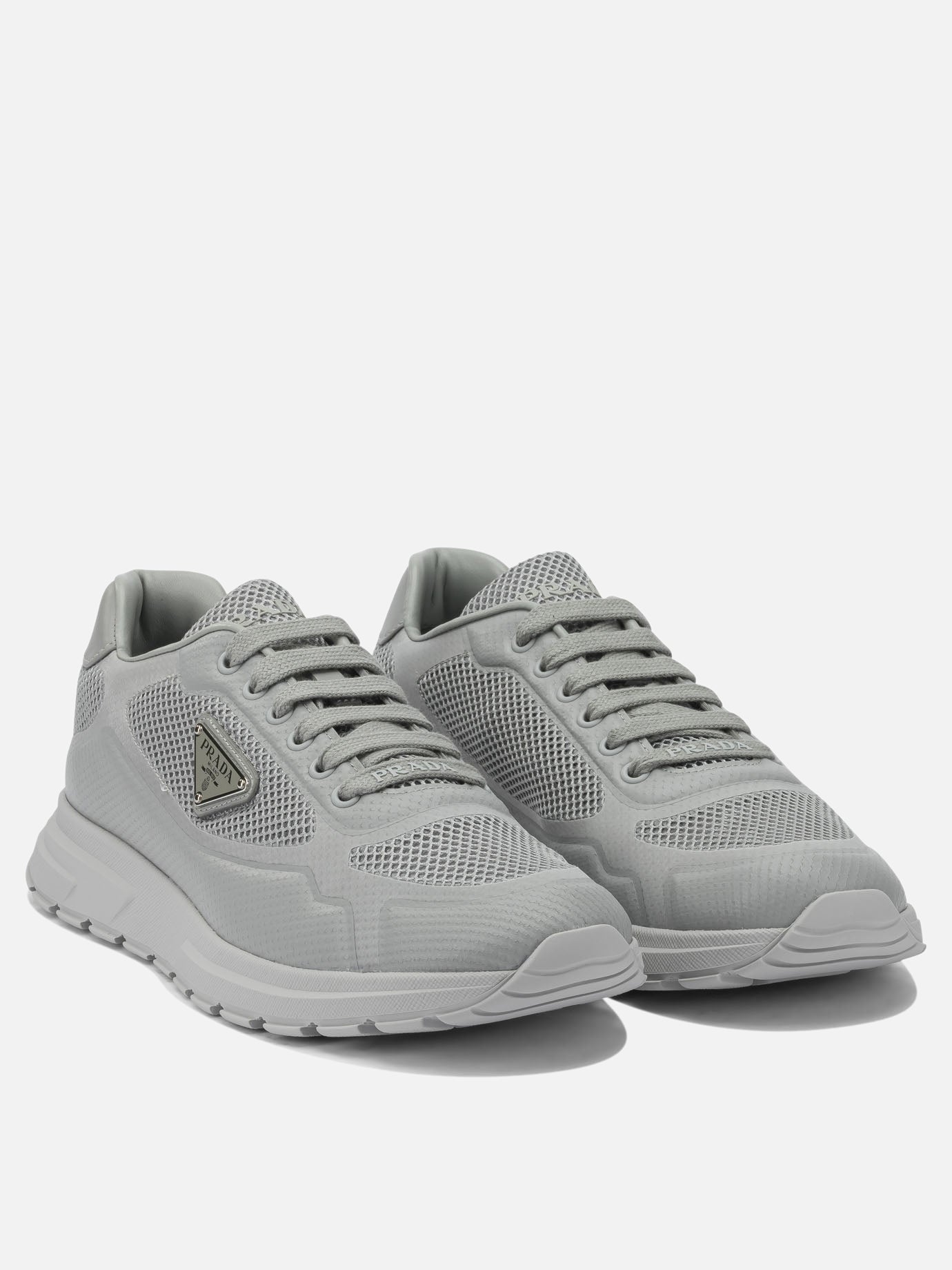 Sneaker basse 100% polyuretane - 100% rubber  Grigio - Prada Uomo | PDP | VIETTI Online Store | Zoom-Modal_2
