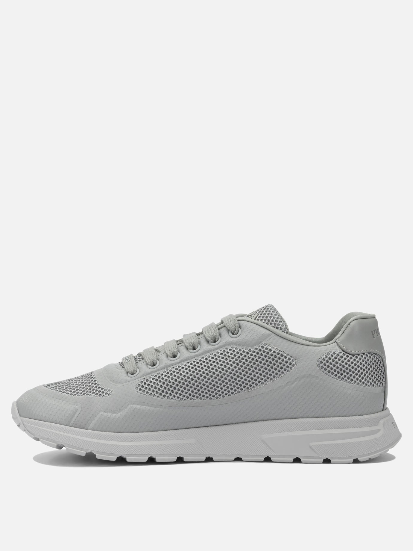 Sneaker basse 100% polyuretane - 100% rubber  Grigio - Prada Uomo | PDP | VIETTI Online Store | thumbnail_3