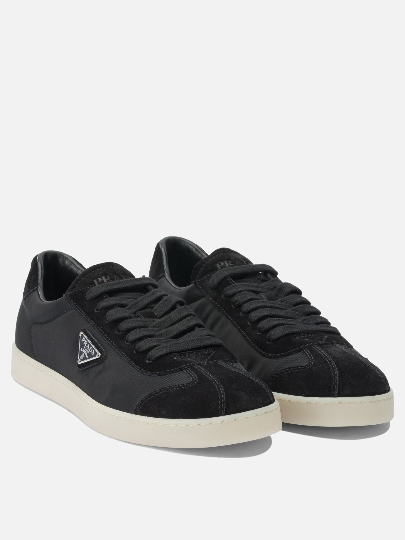 Sneaker basse 100% leather - 100% eva  Nero - Prada Uomo | PDP | VIETTI Online Store | Zoom-Modal_2
