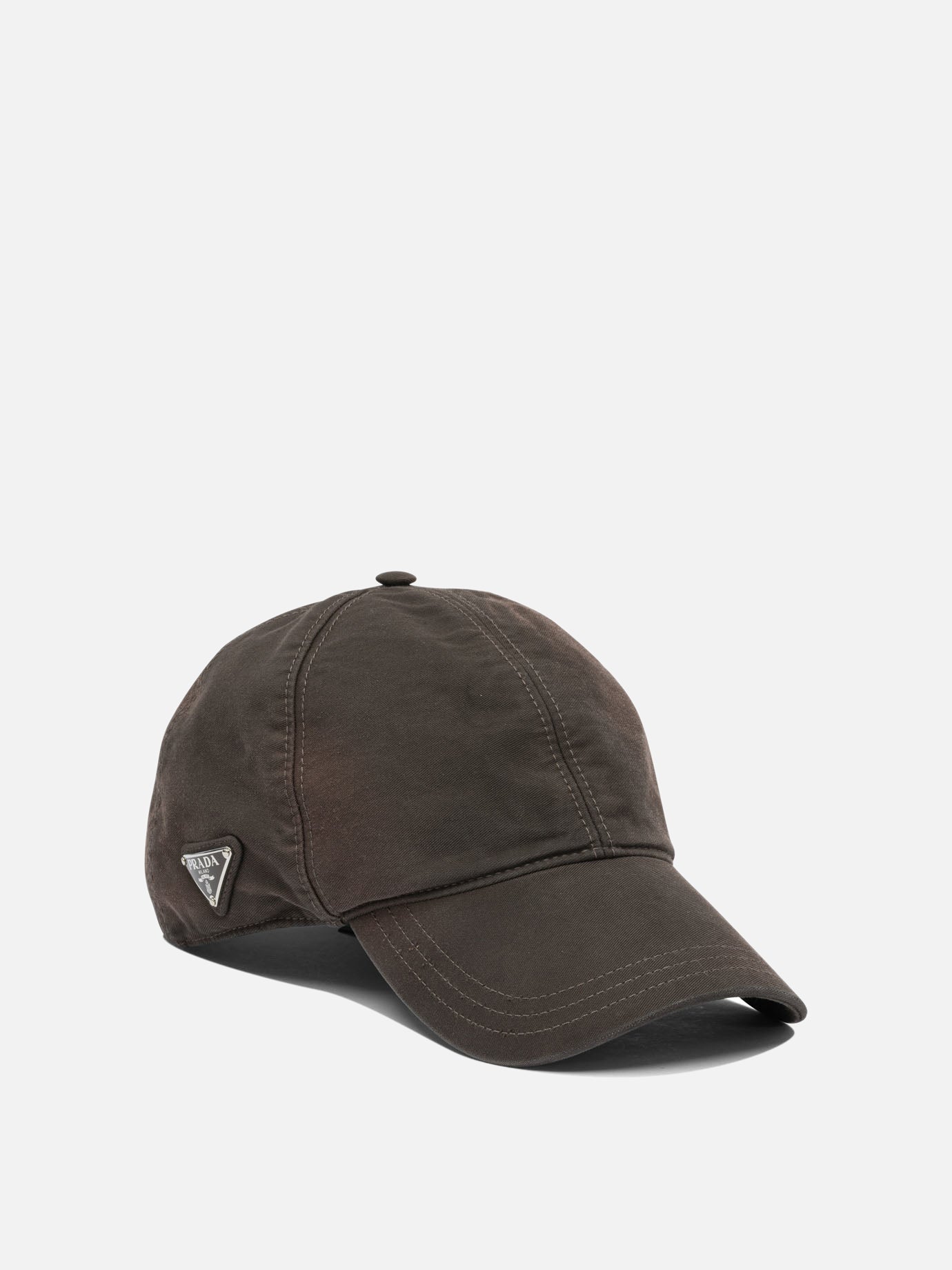 Cappelli da baseball 100% cotton  Marrone - Prada Uomo | PDP | VIETTI Online Store | thumbnail_2