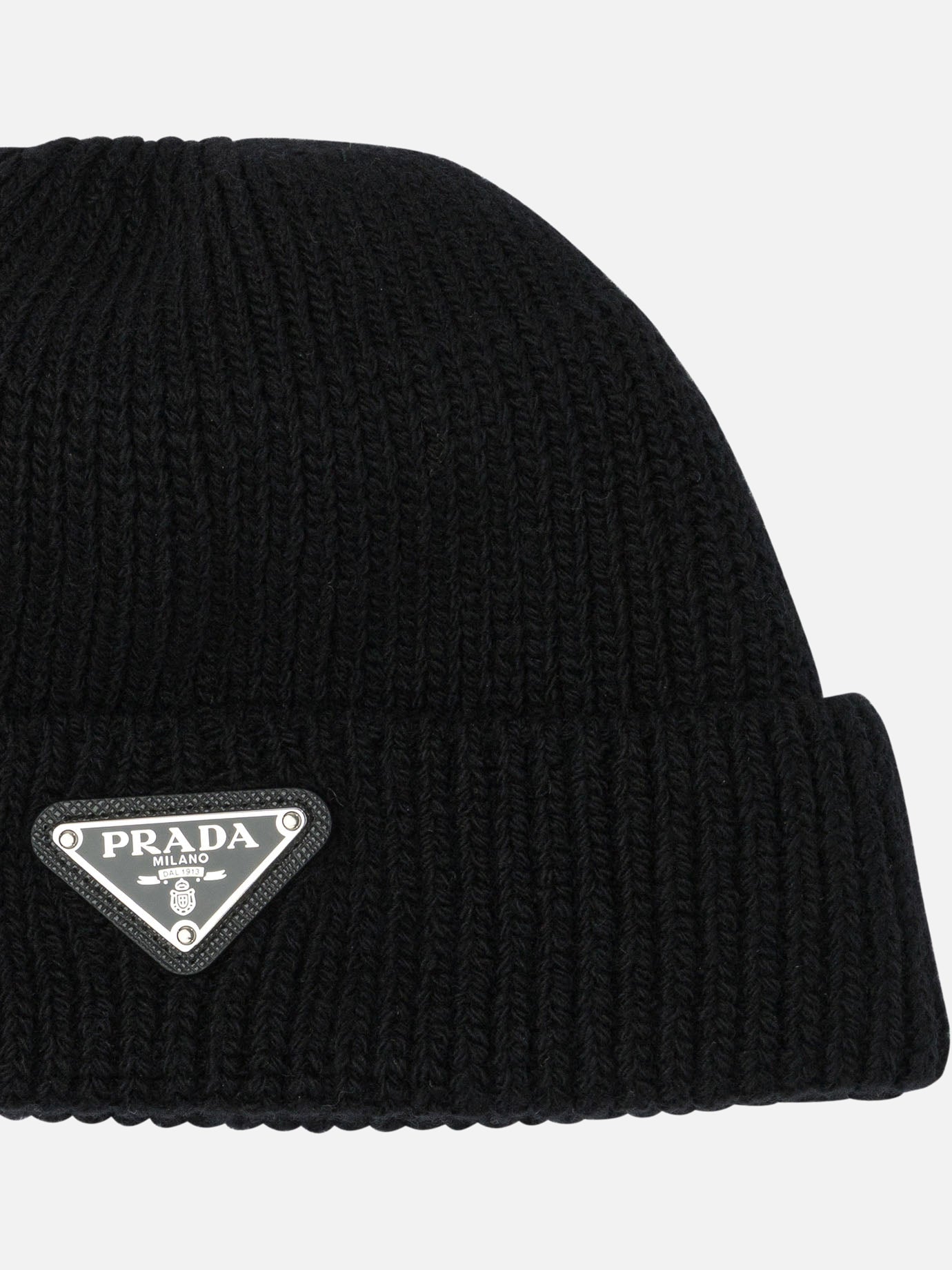 Berretti 100% cashmere  Nero - Prada Uomo | PDP | VIETTI Online Store | thumbnail_3