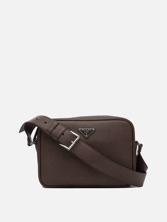 Prada Leather crossbody bag Brown

