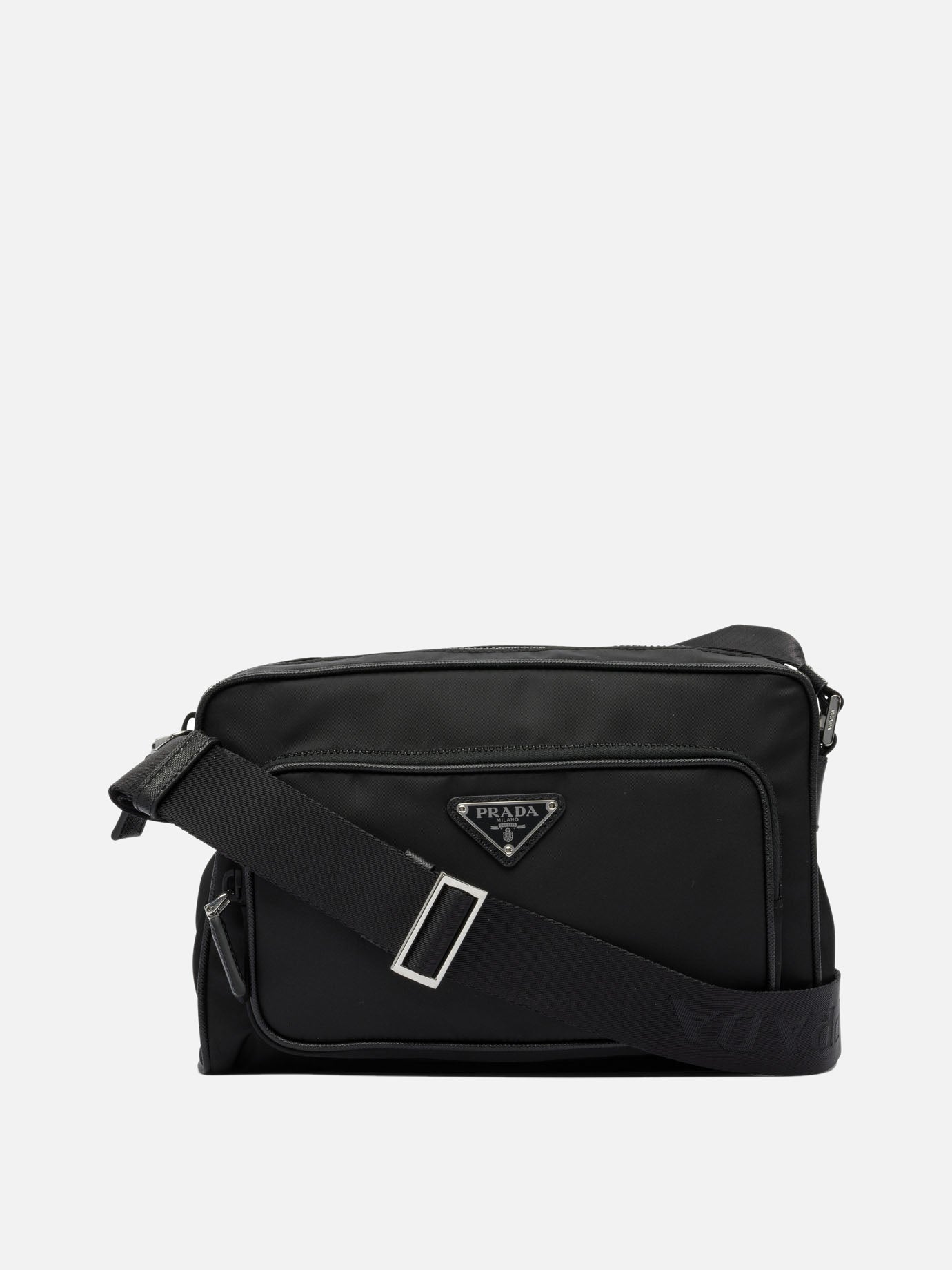 Prada Re-Nylon and Saffiano Shoulder Bag 13584542_UNI Black thumbnail_1