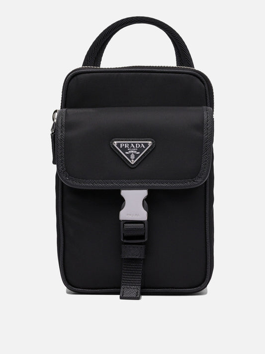 Prada Re-Nylon cell phone case Black

