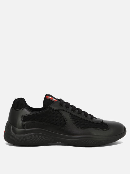 Sneaker basse 100% lamb leather - 100% rubber  Nero - Prada Uomo | PLP | VIETTI Online Store 
