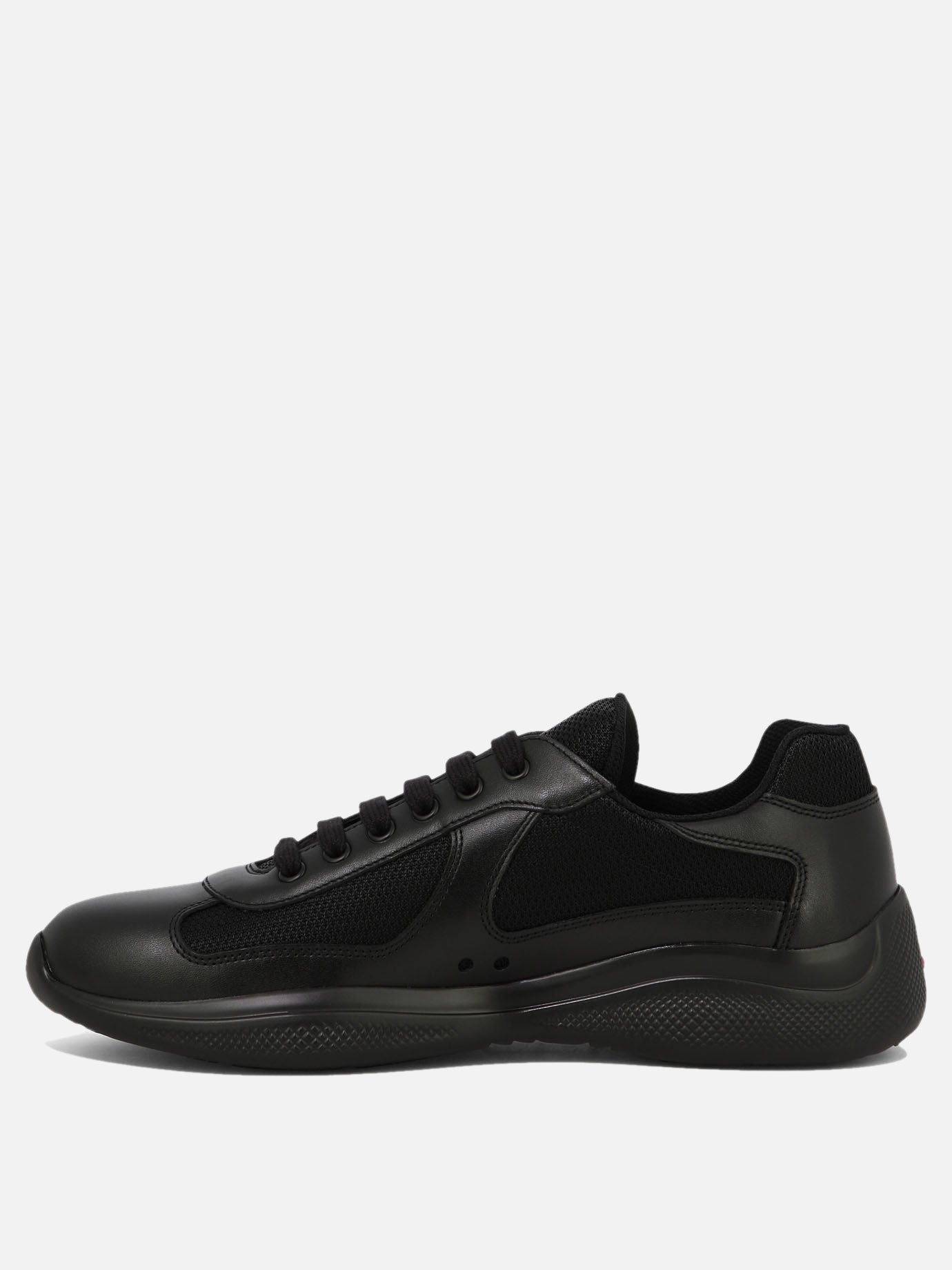 Low top sneakers 100% lamb leather - 100% rubber  Black - Prada Men | PDP | VIETTI Online Store | Zoom-Modal_3
