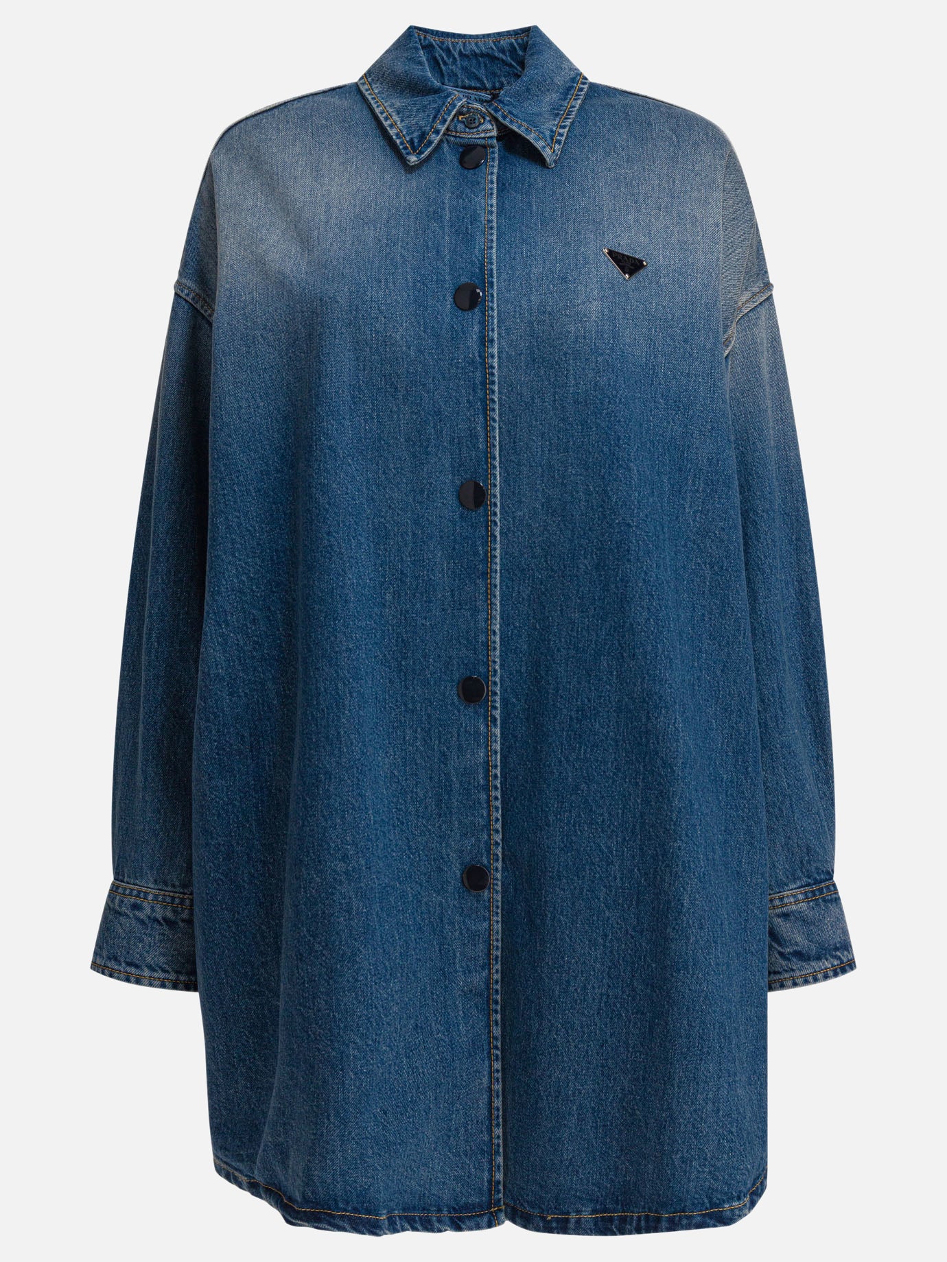 Camicie casual Logo  Azzurro - Prada Donna | PDP | VIETTI Online Store | Zoom-Modal
