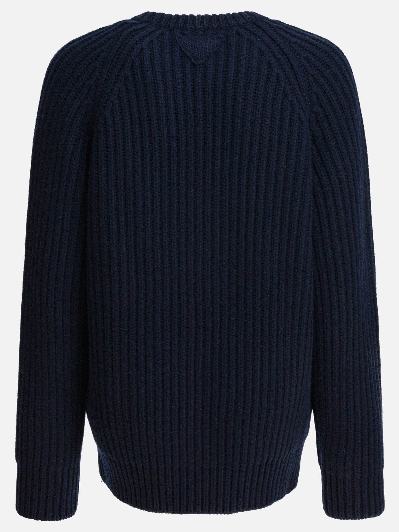 Prada Virgin wool and cashmere sweater Blue - Women | VIETTI