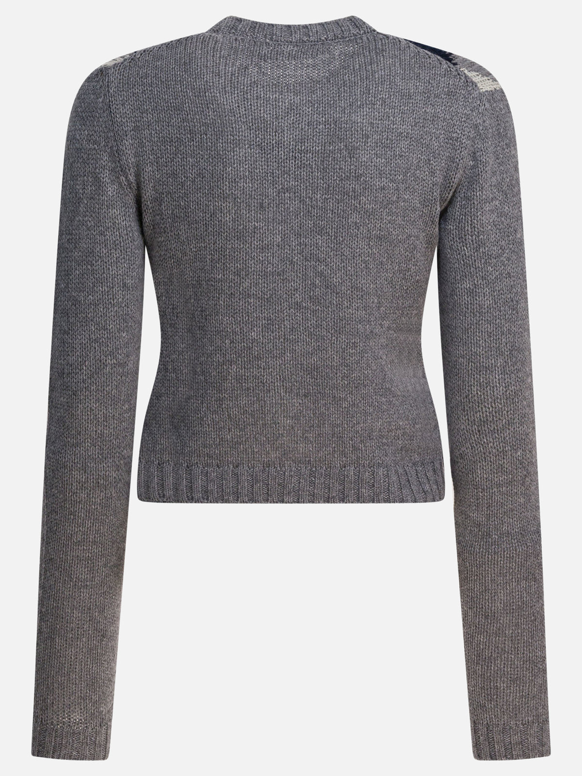 Prada "Argyle" Cardigan Grey