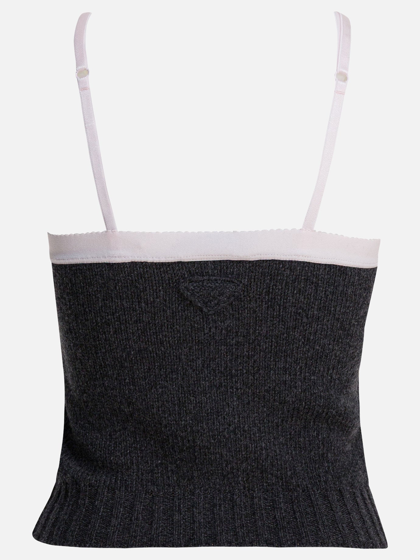 Crop top Solid colour  Grigio - Prada Donna | PDP | VIETTI Online Store | Zoom-Modal_2
