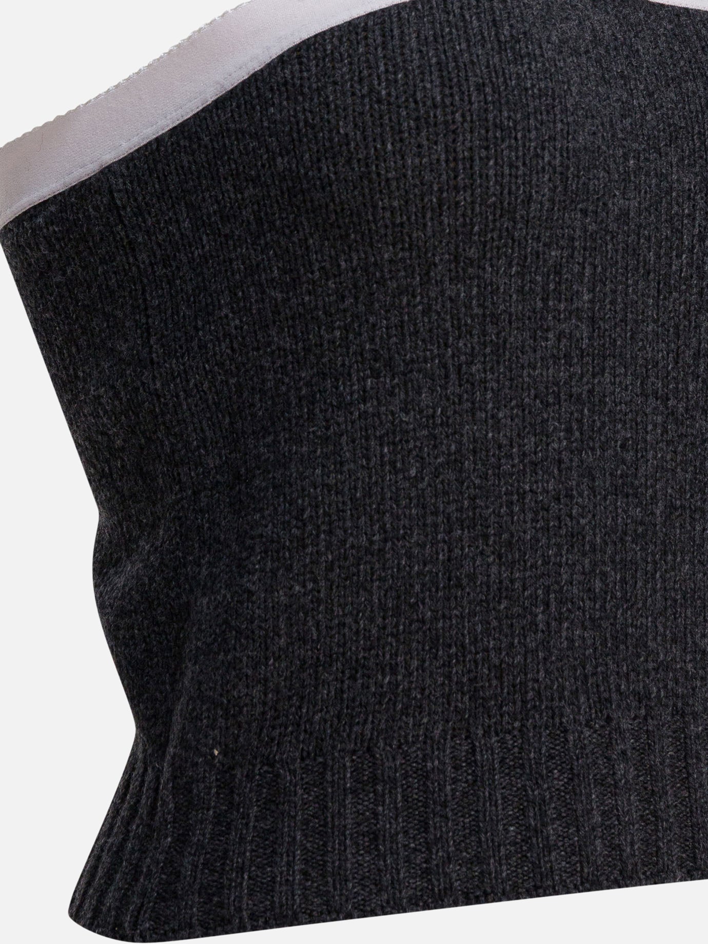 Crop top Solid colour  Grigio - Prada Donna | PDP | VIETTI Online Store | thumbnail_3