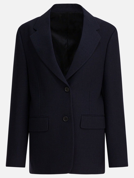Prada Single-breasted wool jacket Blue

