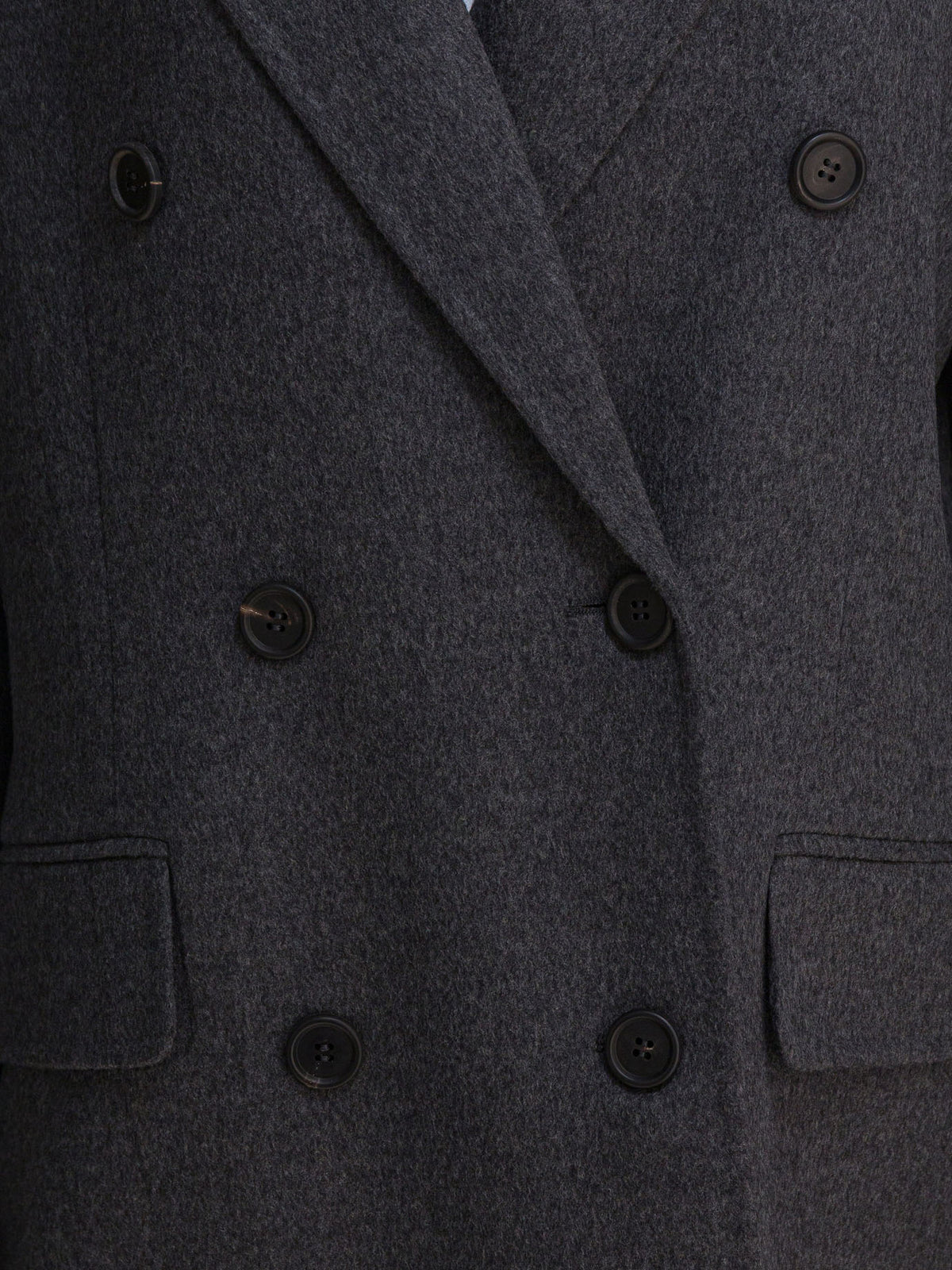Prada Cappotto doppiopetto in lana e cashmere Grigio - VIETTI