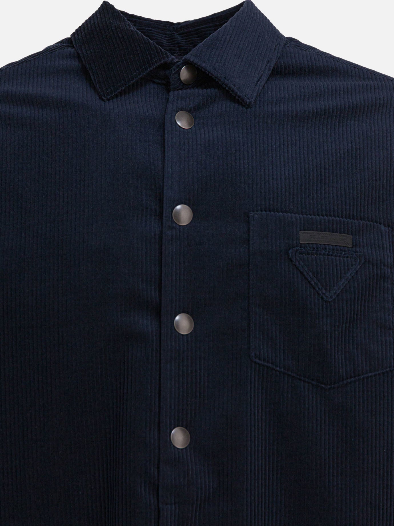 Camicie casual Solid colour  Blu - Prada Uomo | PDP | VIETTI Online Store | Zoom-Modal_3
